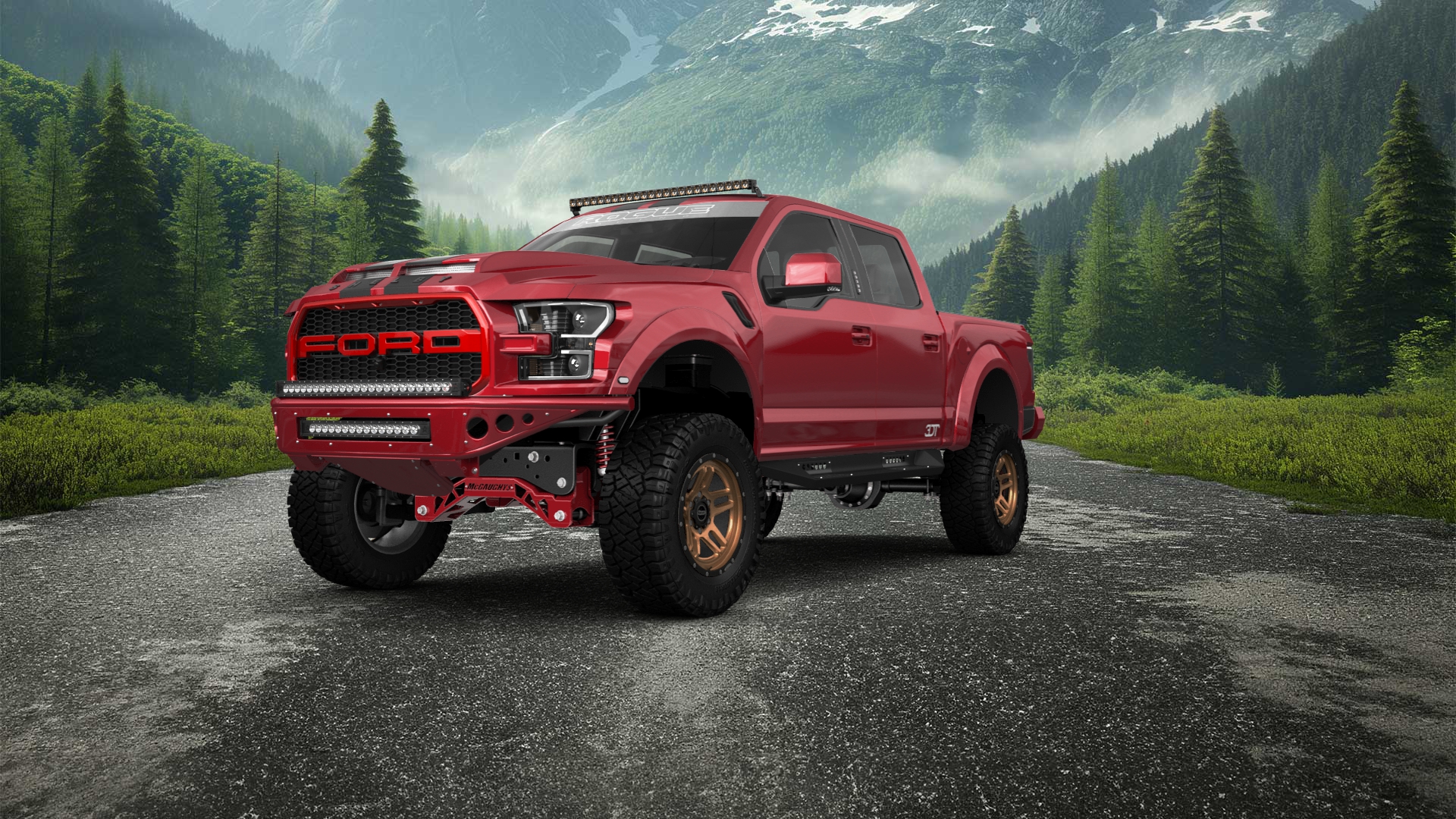 Ford F-150 Raptor 4 Door pickup truck 2017 tuning