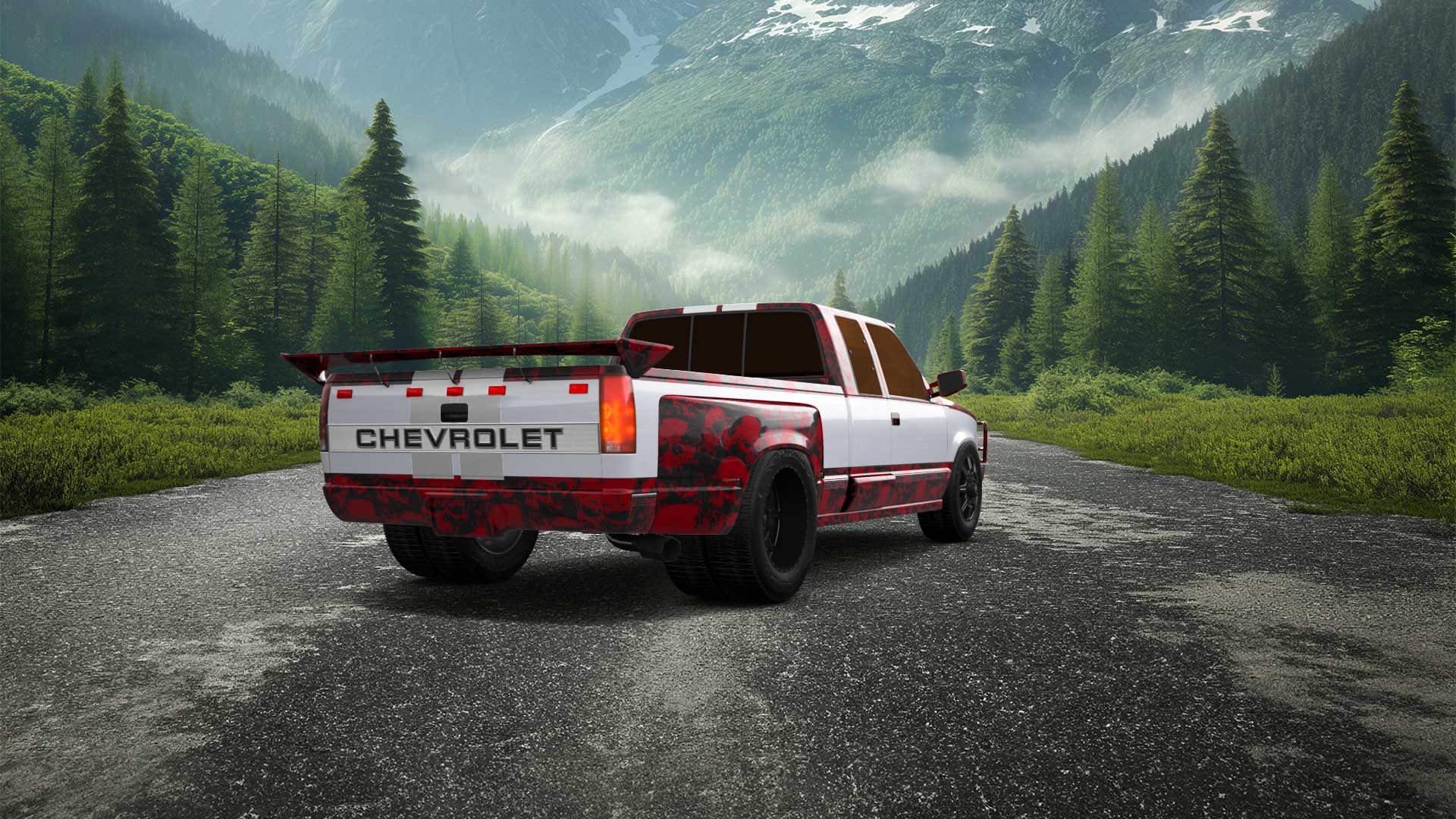 Chevrolet K3500 Extended Cab Pickup Truck 1988