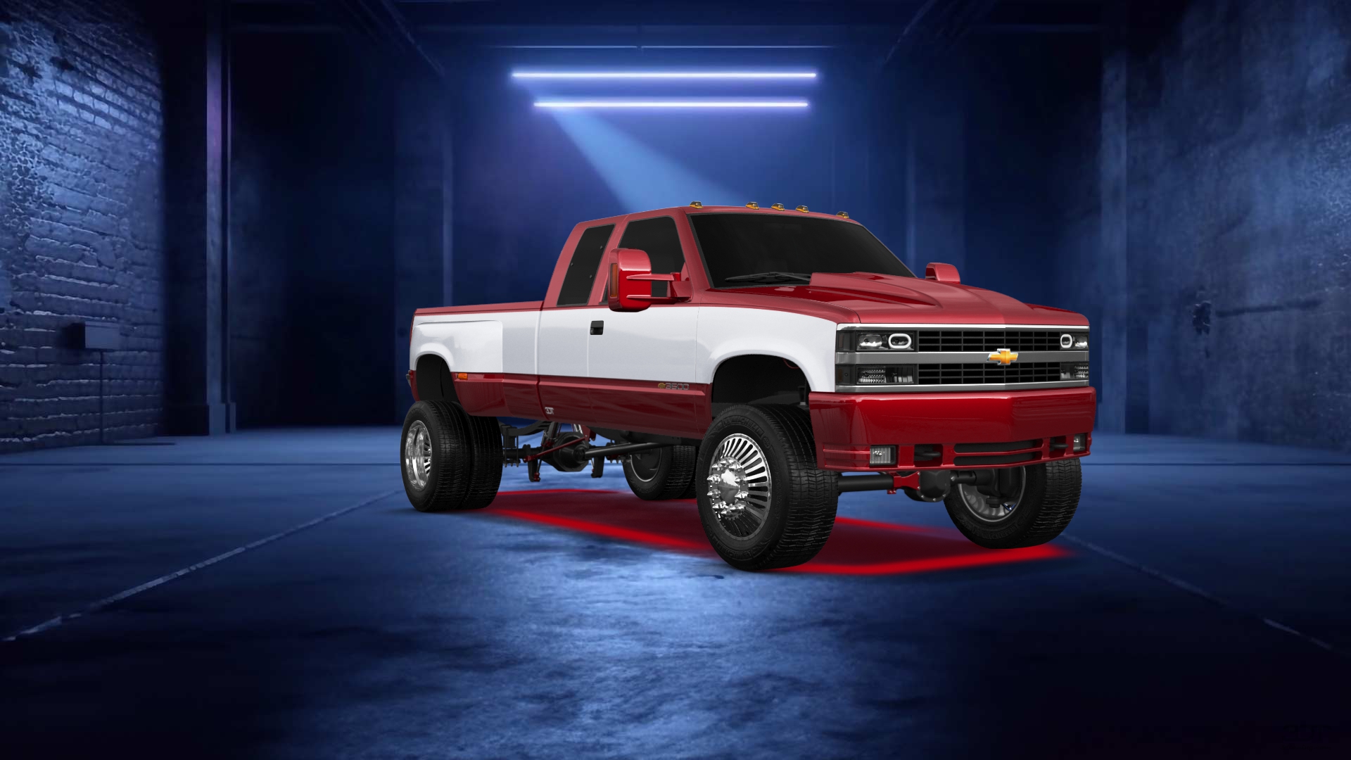 Chevrolet K3500 Extended Cab Pickup Truck 1988