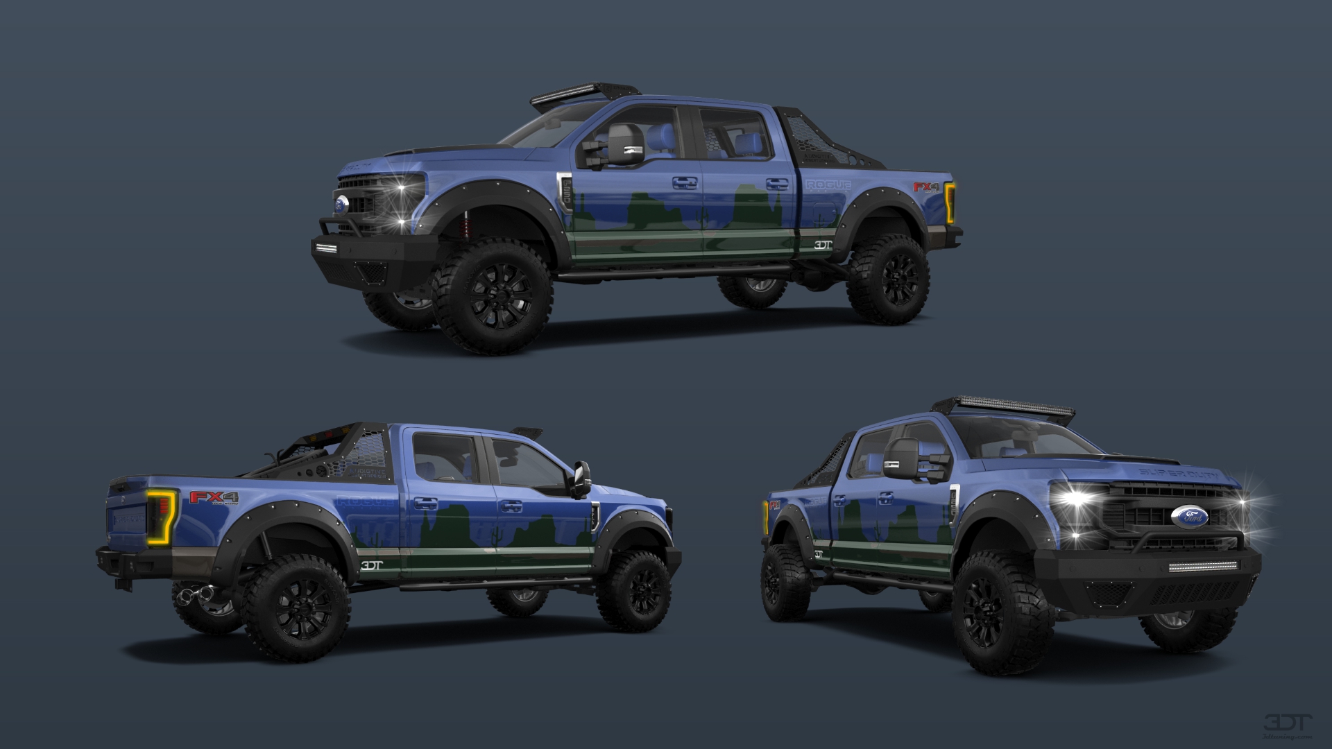 Ford F-250 4 Door pickup truck 2021 tuning