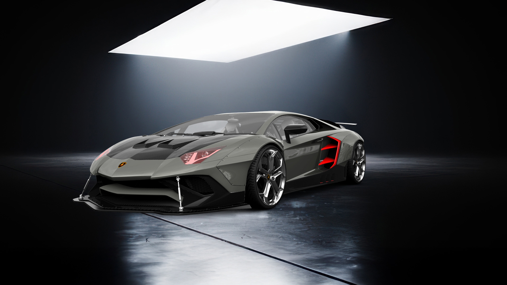 Lamborghini Aventador 2 Door Coupe 2012 tuning