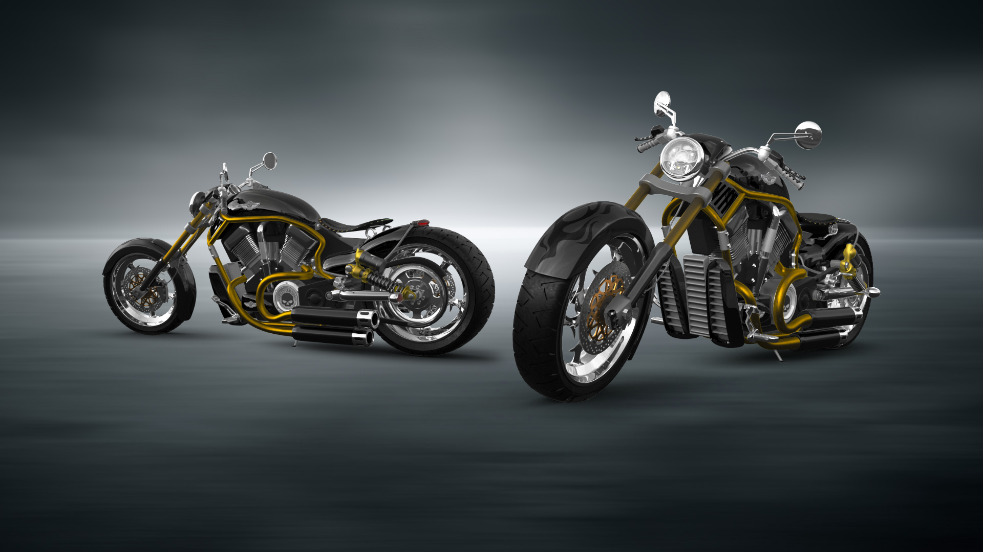 Harley-Davidson Custom Chopper Cruiser 2011