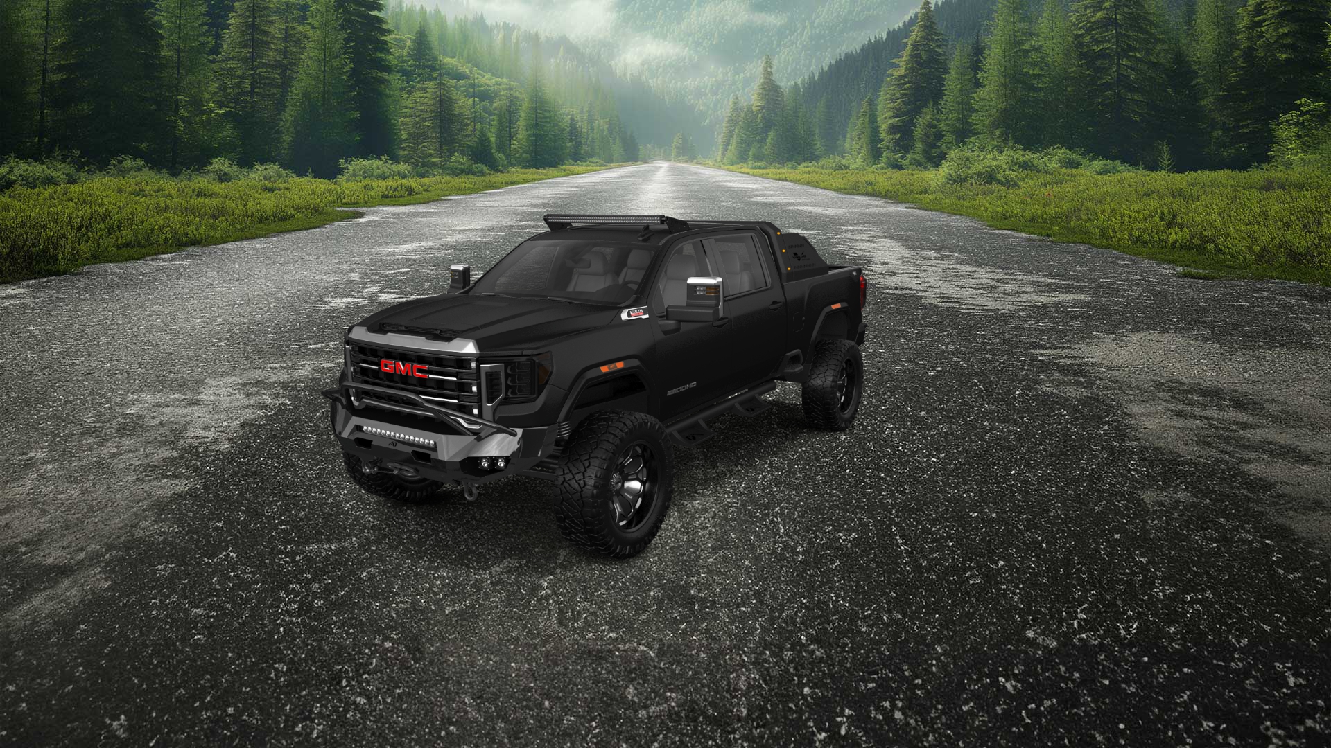 GMC Sierra 2500 HD 4 Door pickup truck 2020 tuning