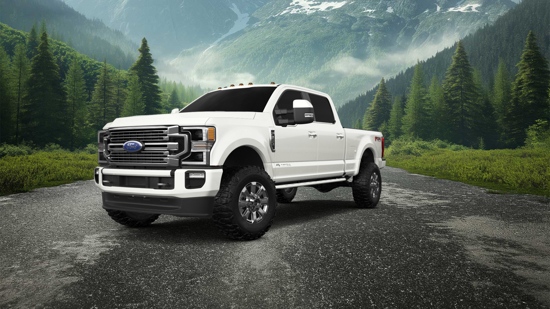 Ford F-250 4 Door pickup truck 2021