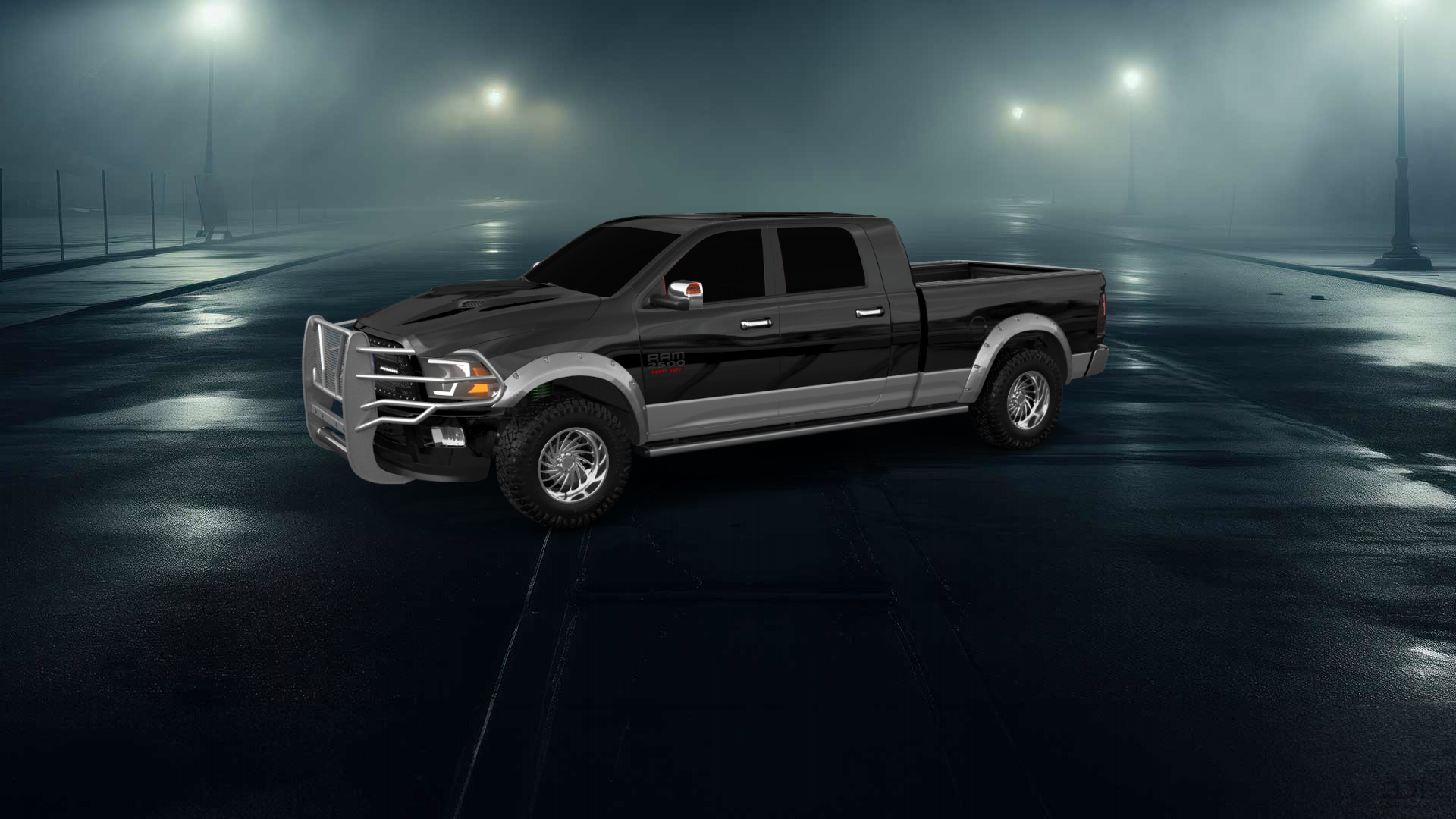 Dodge Ram 2500 Mega Cab 6.4 ft box 4 Door pickup truck 2010