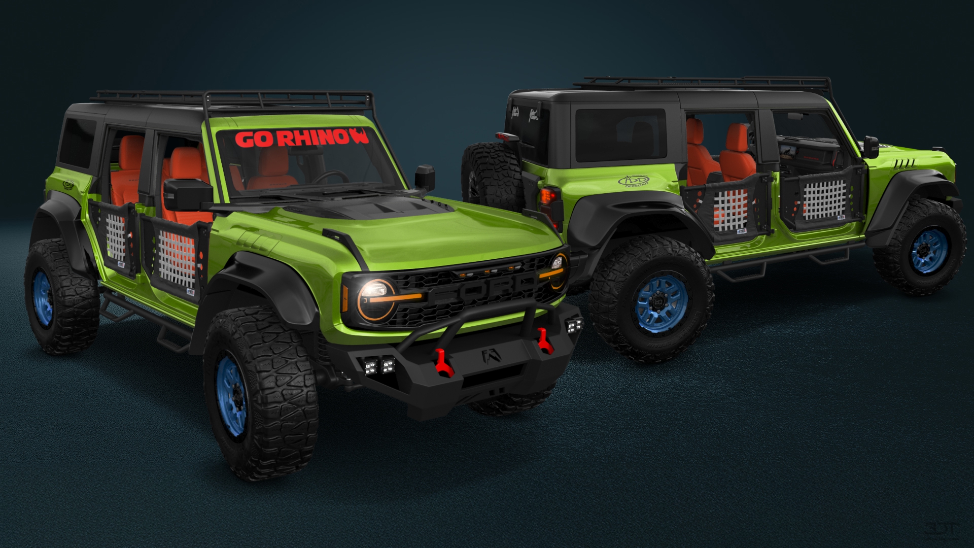 Ford Bronco Raptor 4 Door pickup truck 2022 tuning