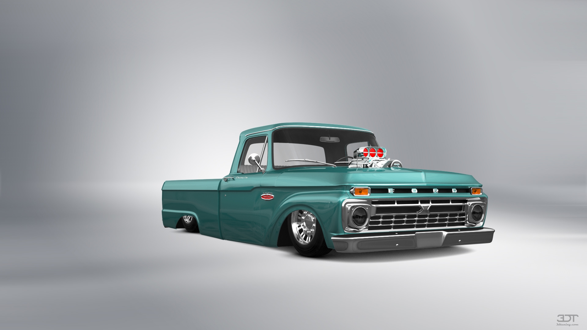 Ford F-100 Custom Cab 2 Door pickup truck 1966