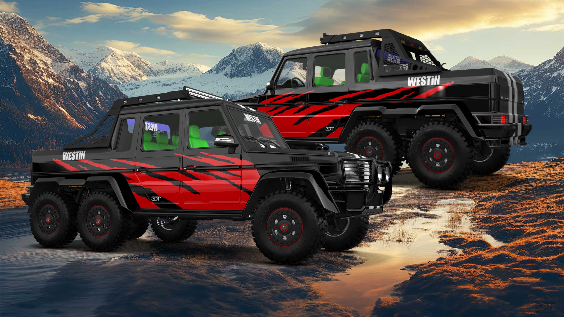 Mercedes G 63 AMG 6x6 4 Door pickup truck 2013