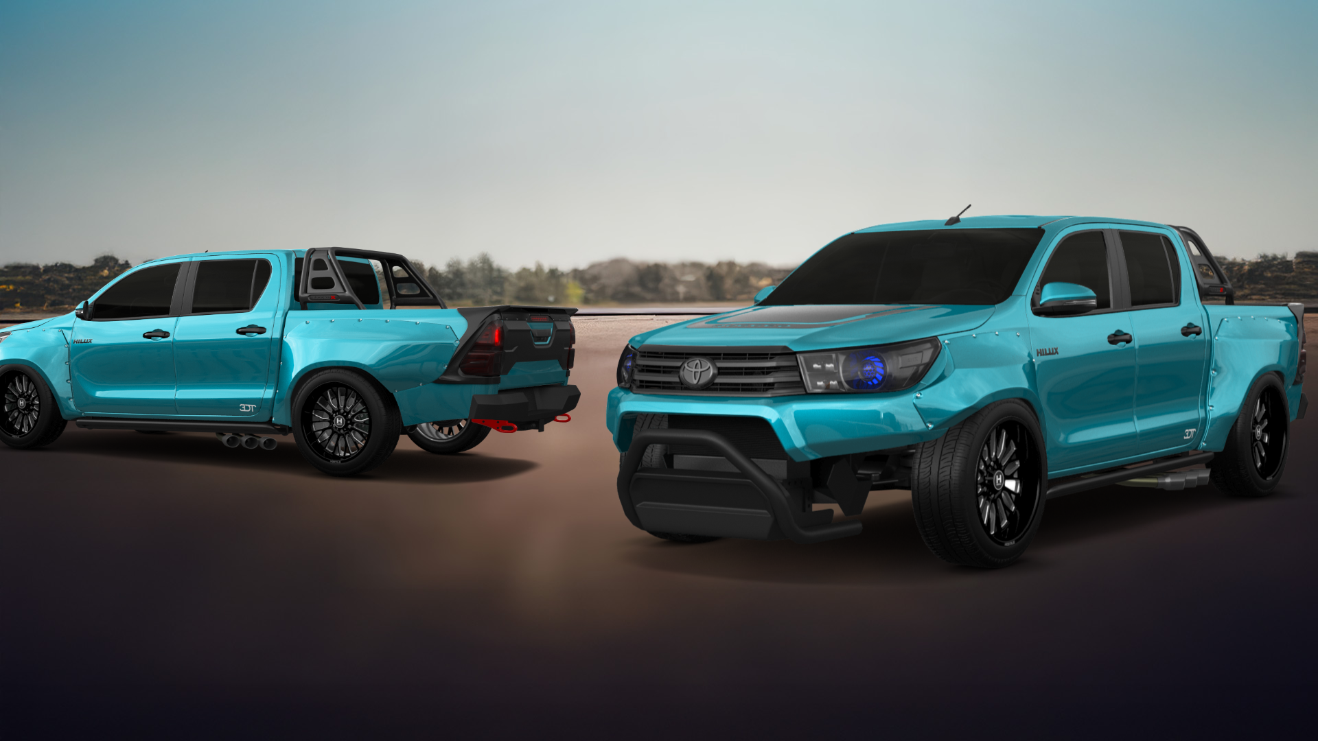 Toyota Hilux Double Cab 4 Door pickup truck 2015 tuning