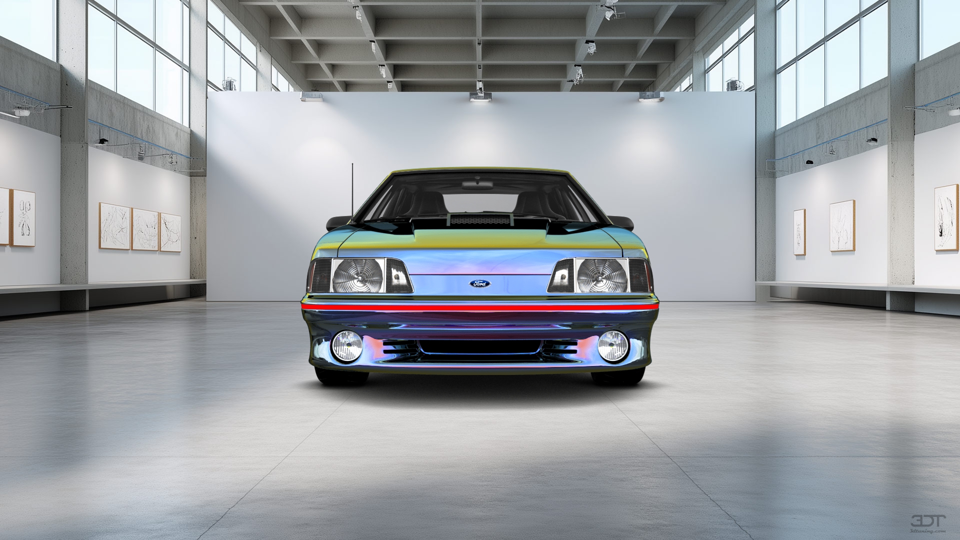 Ford Mustang 3 Door Hatchback 1988 tuning
