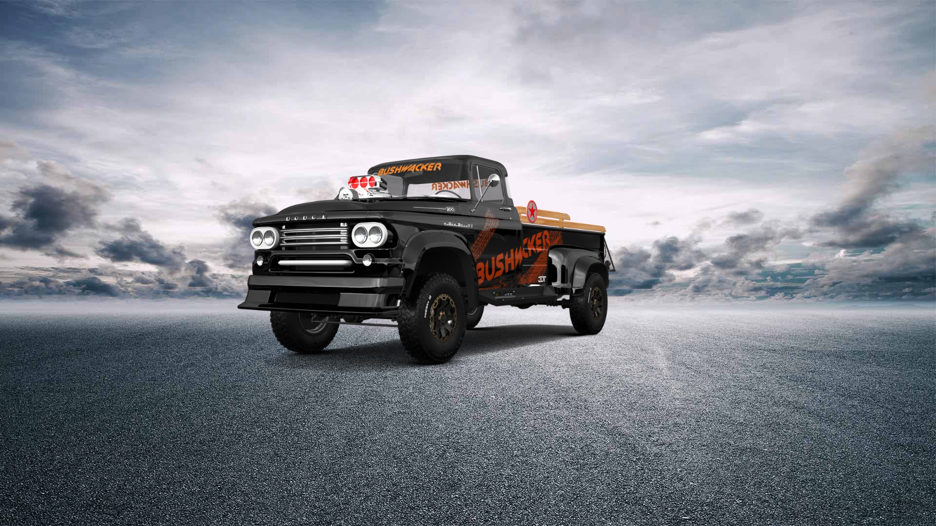 Dodge Power Wagon W300 2 Door pickup truck 1958