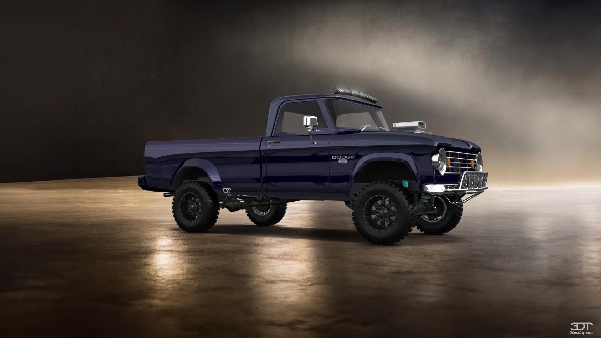Dodge Power Wagon W200 2 Door pickup truck 1966 tuning