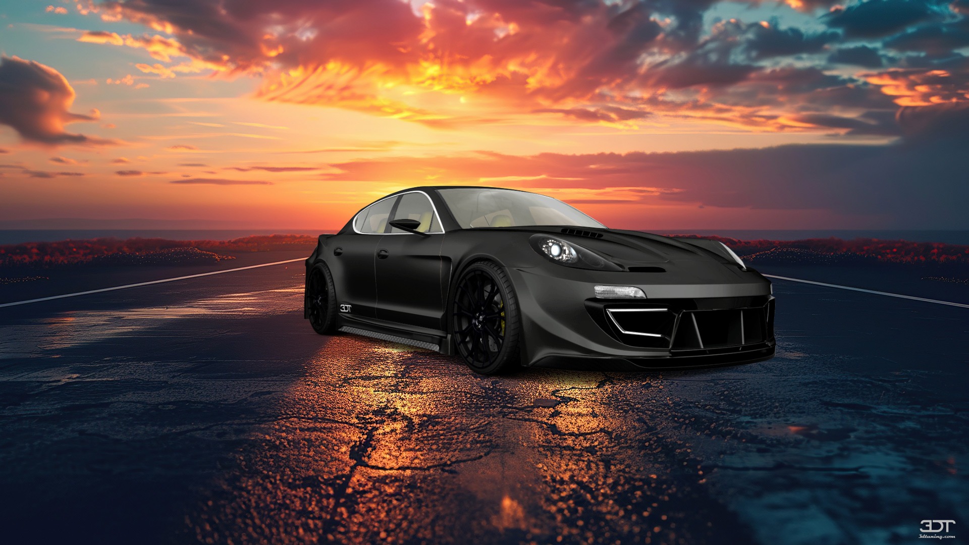 Porsche Panamera 4 door fastback saloon 2011 tuning
