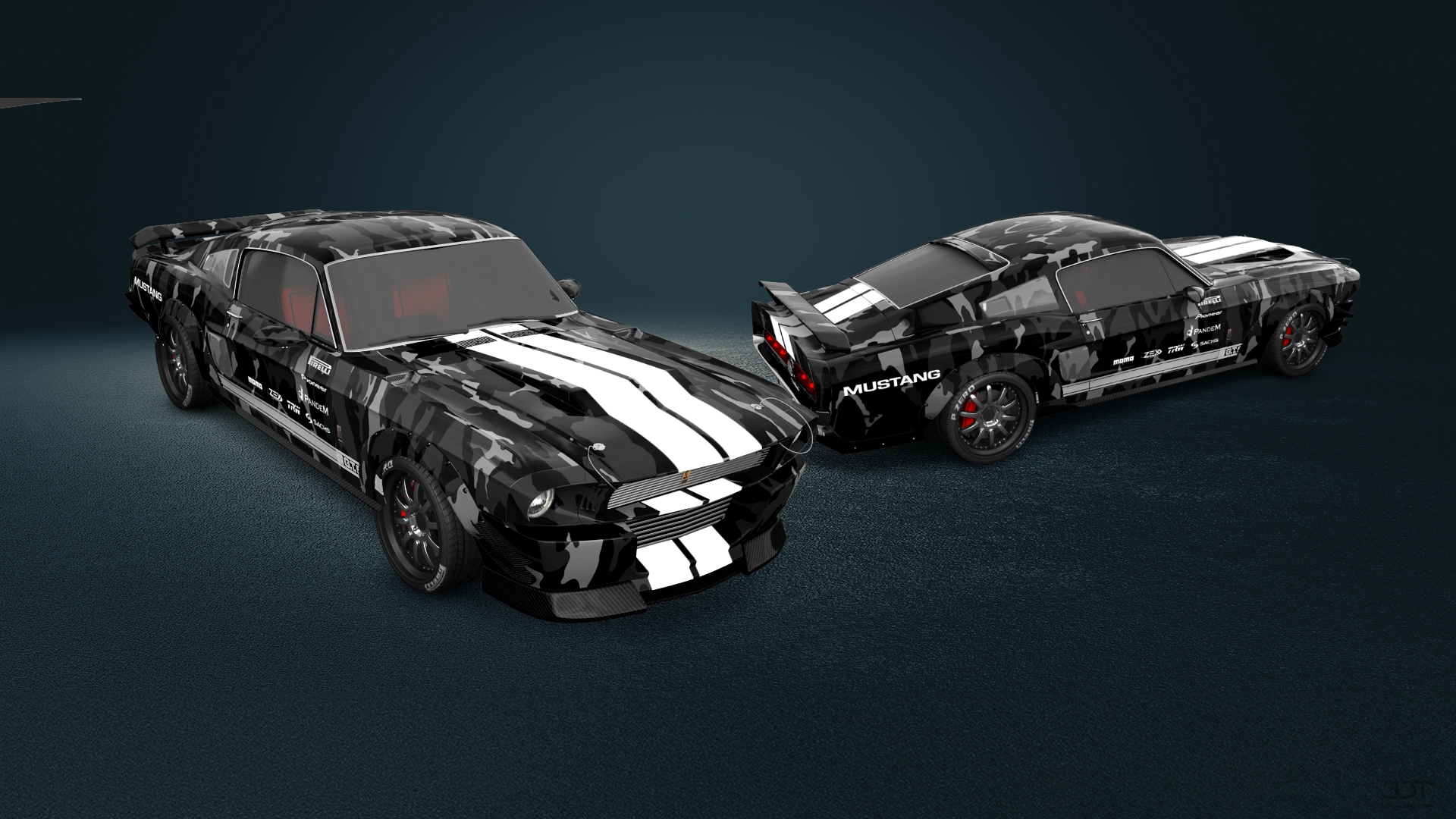 Mustang GT500 2 Door Coupe 1968 tuning