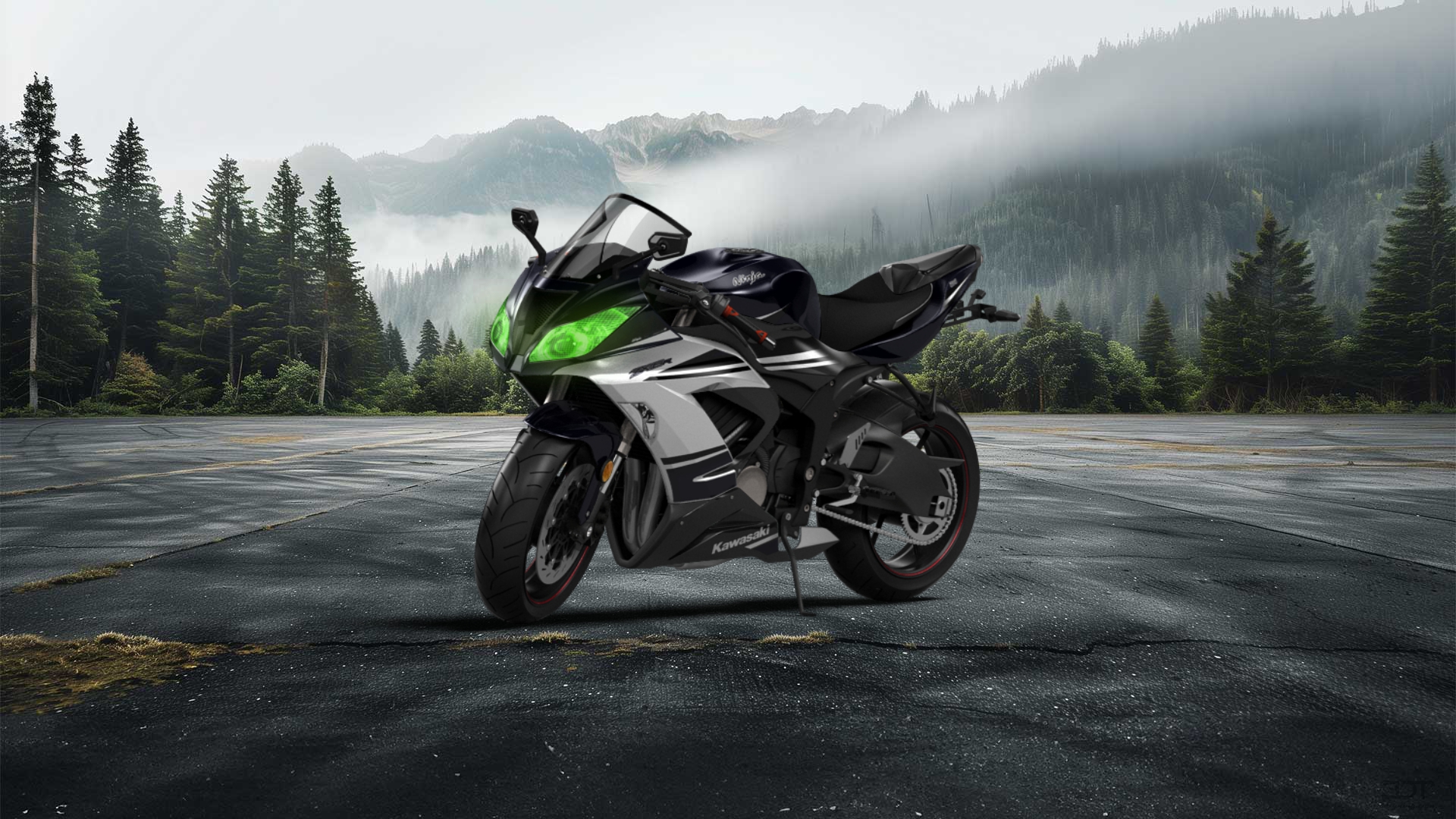 Kawasaki Ninja ZX 6R Sport Bike 2015