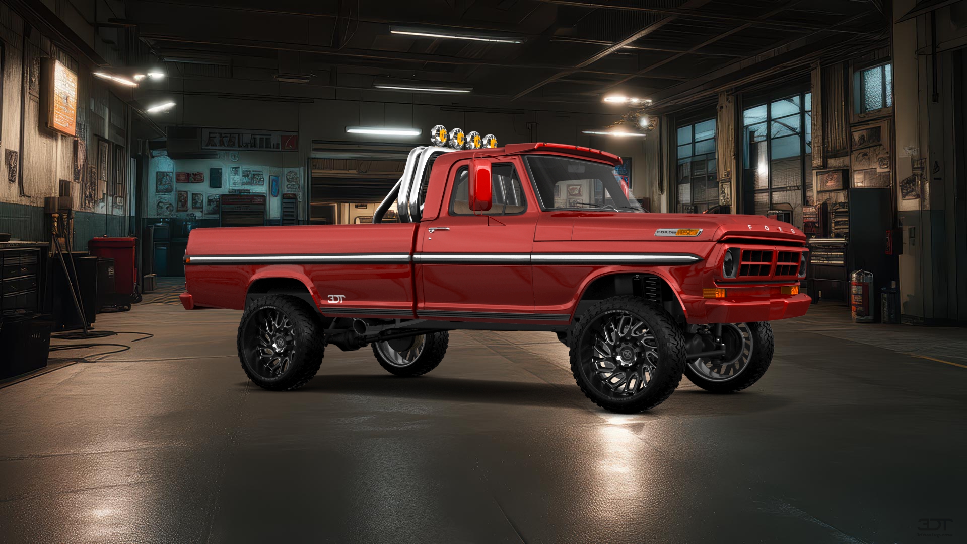 Ford F-250 2 Door pickup truck 1971 tuning