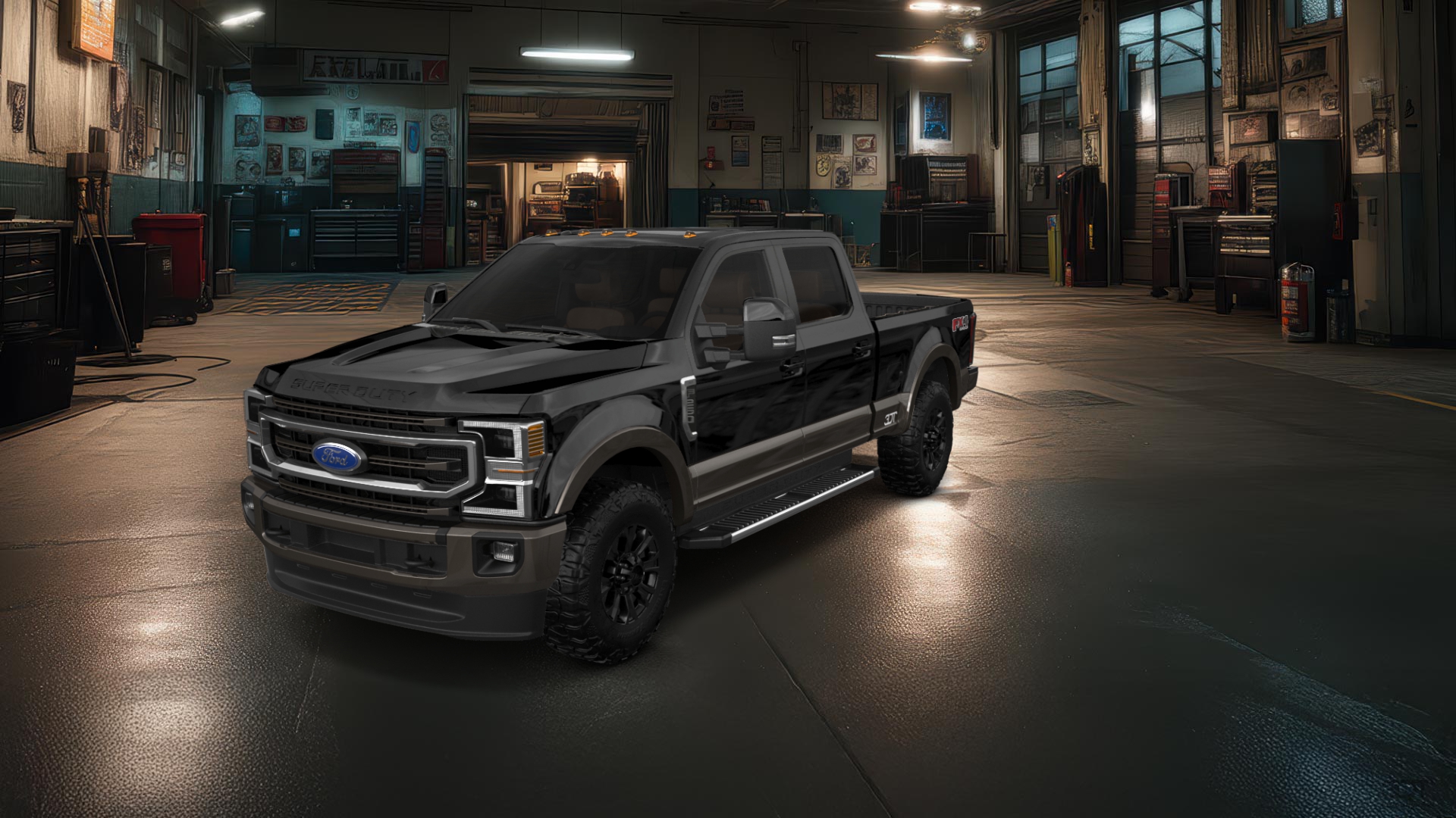 Ford F-250 4 Door pickup truck 2021 tuning