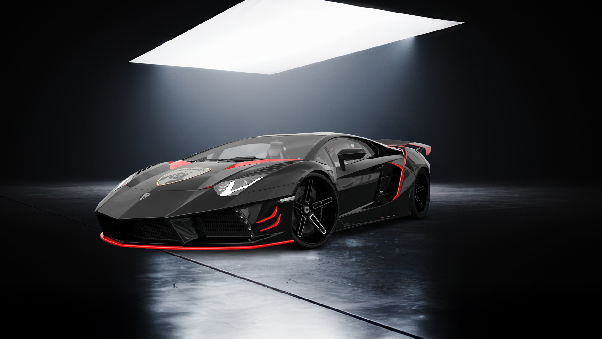 Lamborghini Aventador 2 Door Coupe 2012 tuning