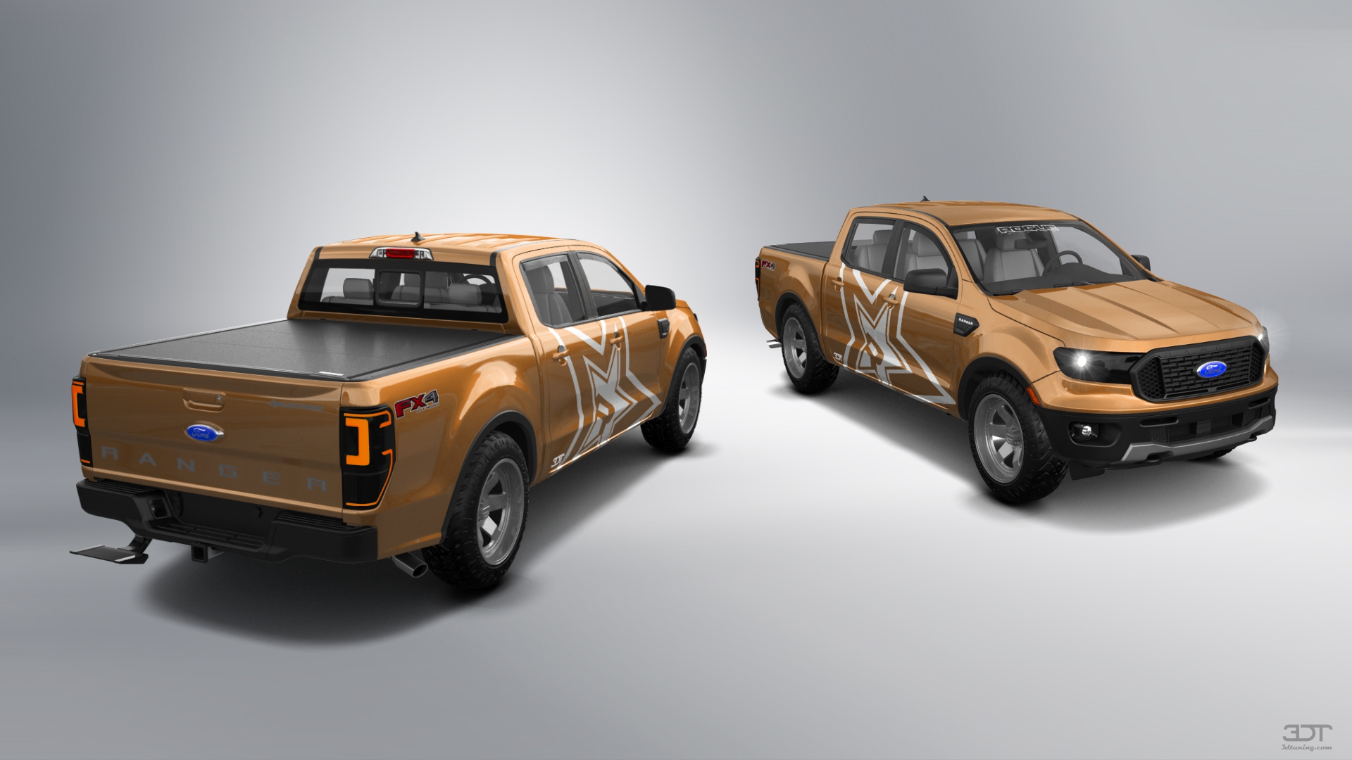 Ford Ranger 4 Door pickup truck 2019 tuning