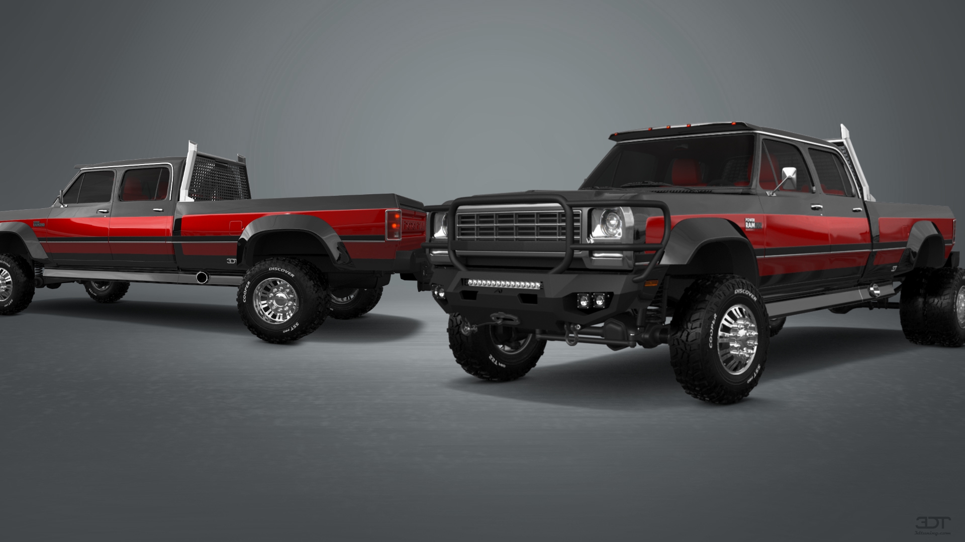 Dodge Ram 350 4 Door pickup truck 1991 tuning