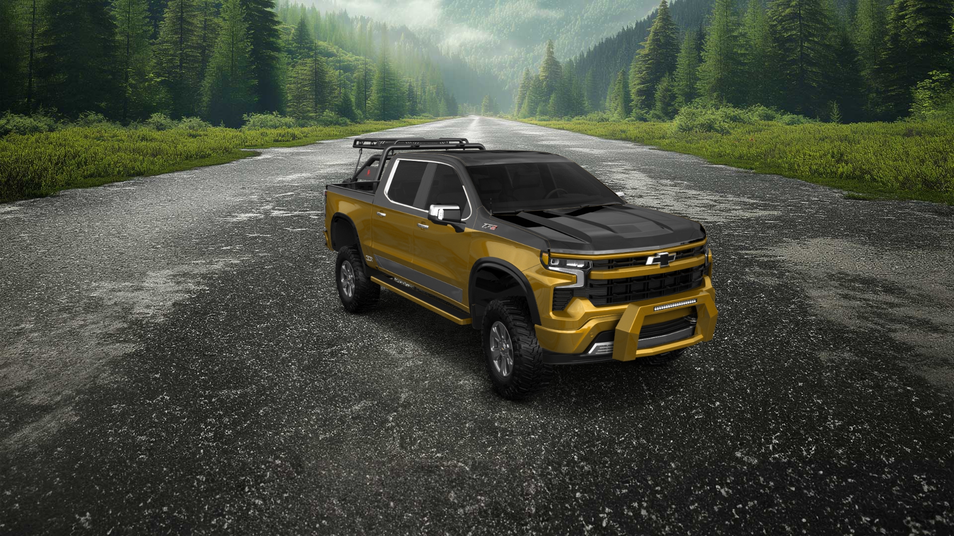 Chevrolet Silverado 1500 Crew Cab 5.8 ft box 4 Door pickup truck 2023 Images