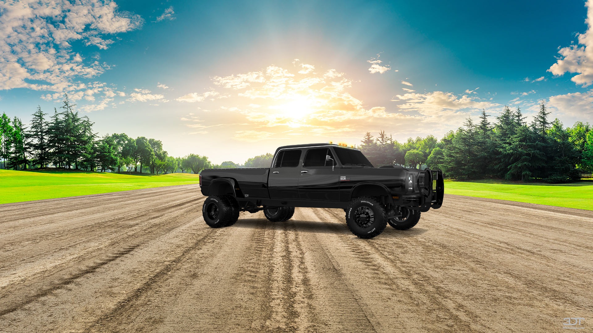 Dodge Ram 350 4 Door pickup truck 1991