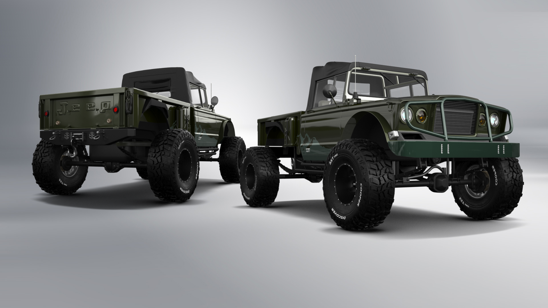 Jeep Kaiser M715 2 Door pickup truck 1968