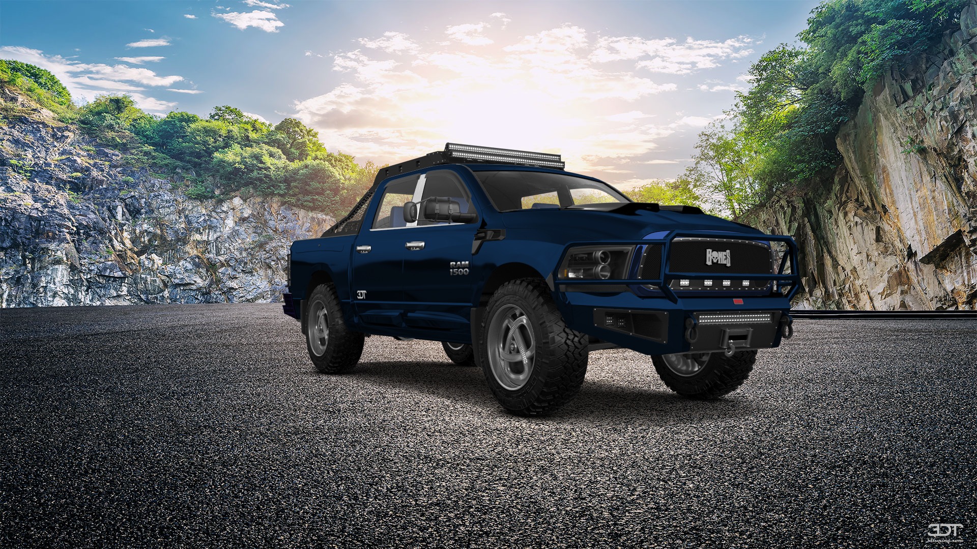 Dodge Ram 1500 5.7' box 4 Door pickup truck 2010