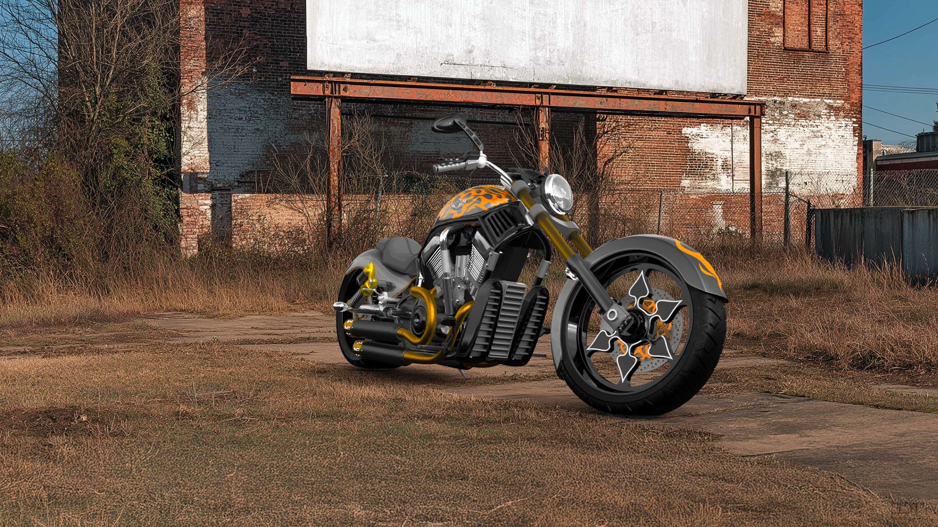 Harley-Davidson Custom Chopper Cruiser 2011 tuning