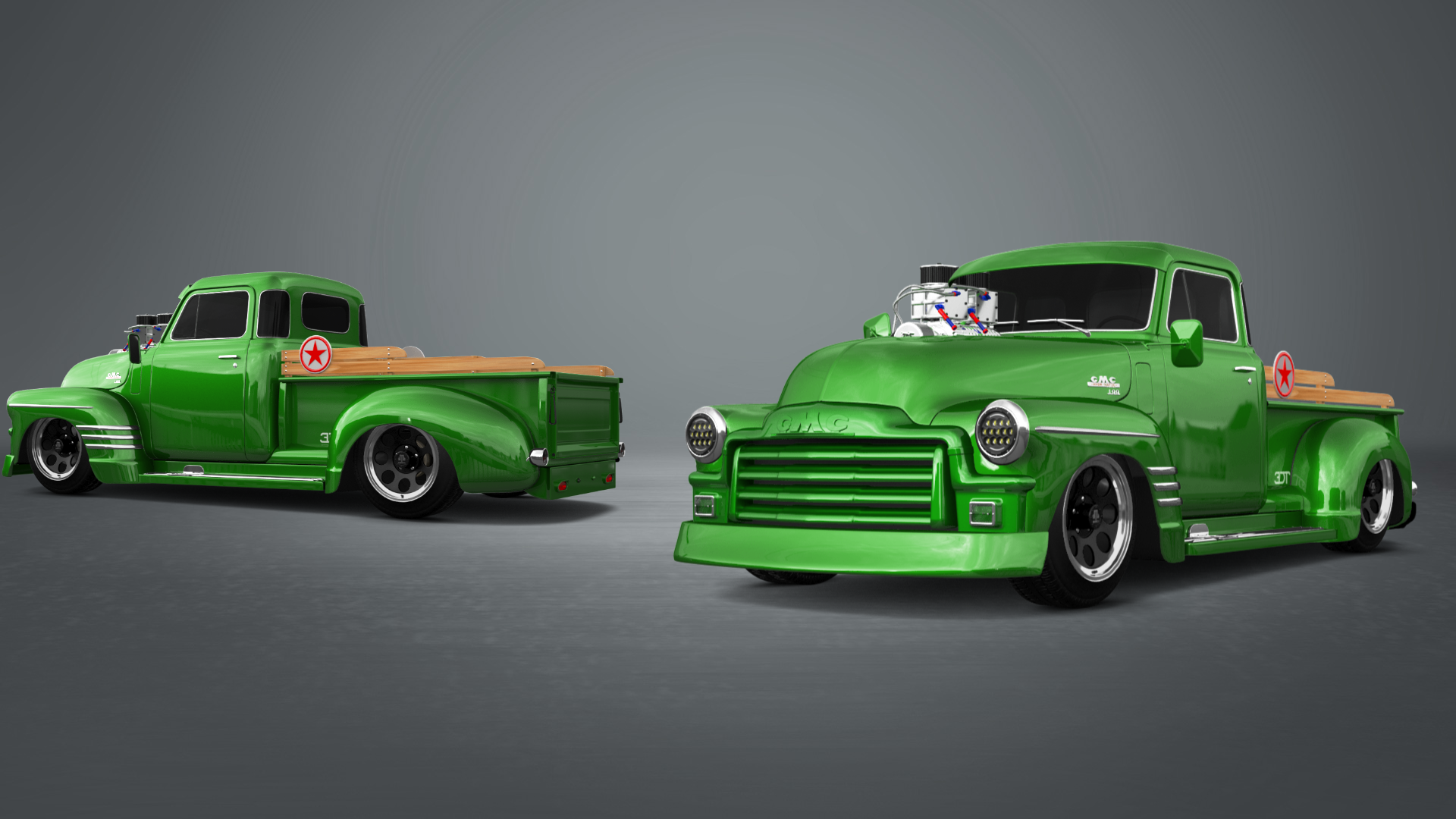 GMC 100 Stepside 2 Door pickup truck 1954