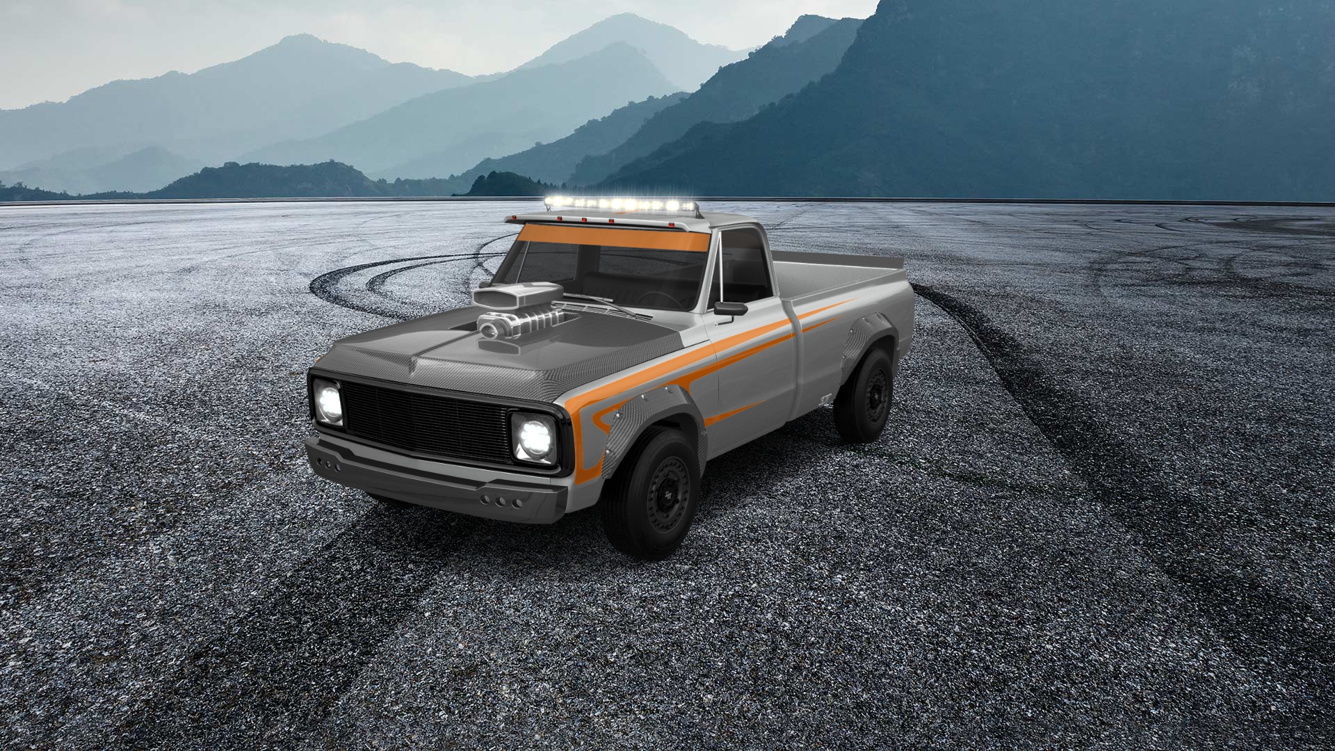 Chevrolet C-10 Cheyenne 2 Door pickup truck 1972