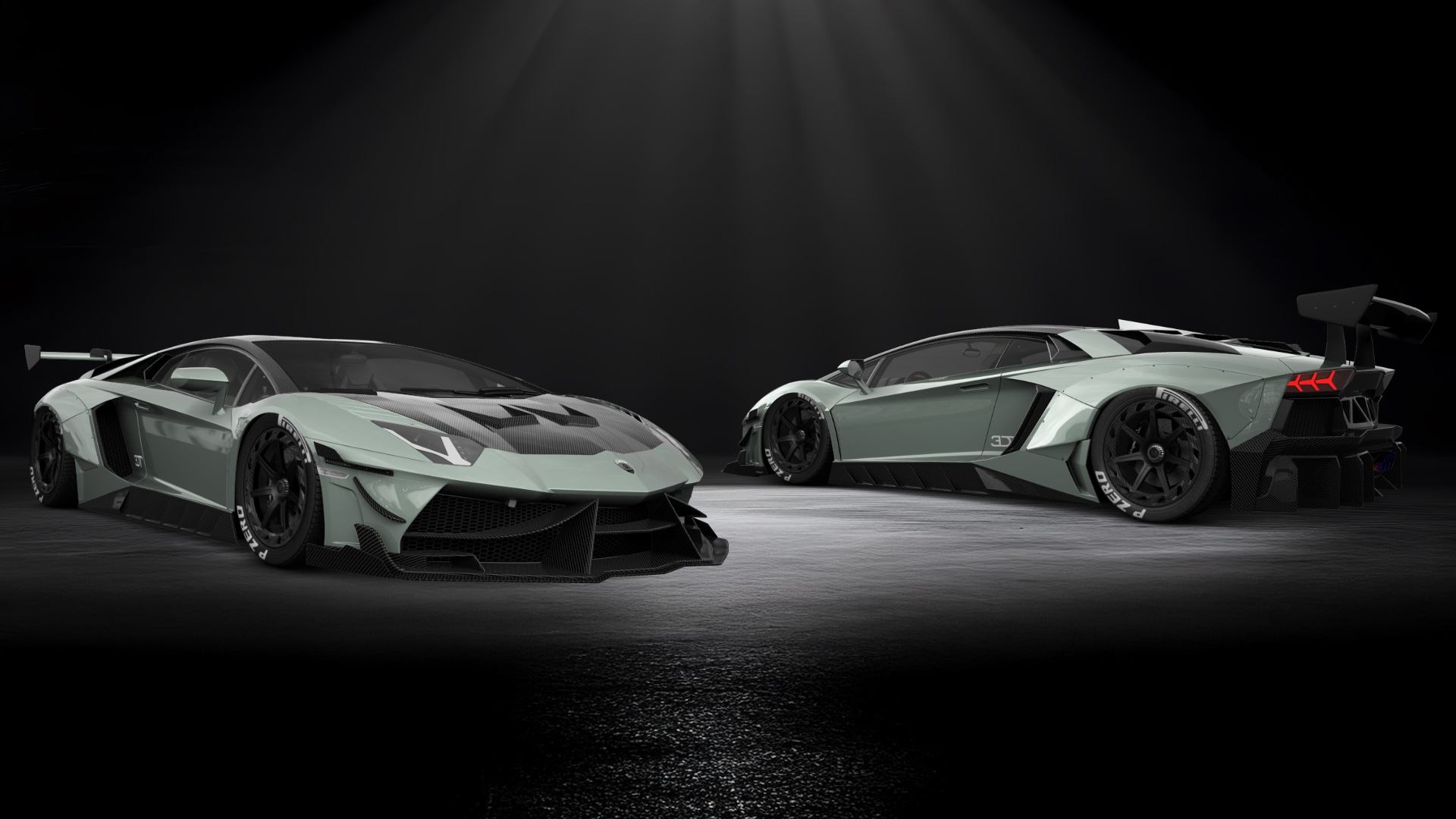 Lamborghini Aventador 2 Door Coupe 2012 tuning