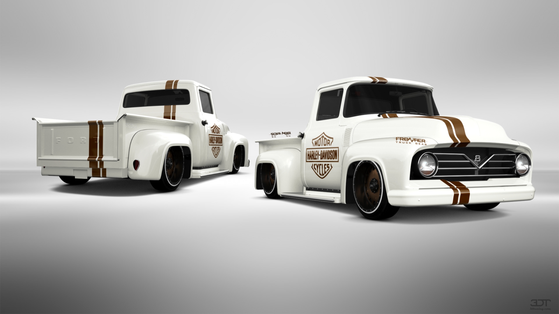 Ford F-100 2 Door truck 1956 Images
