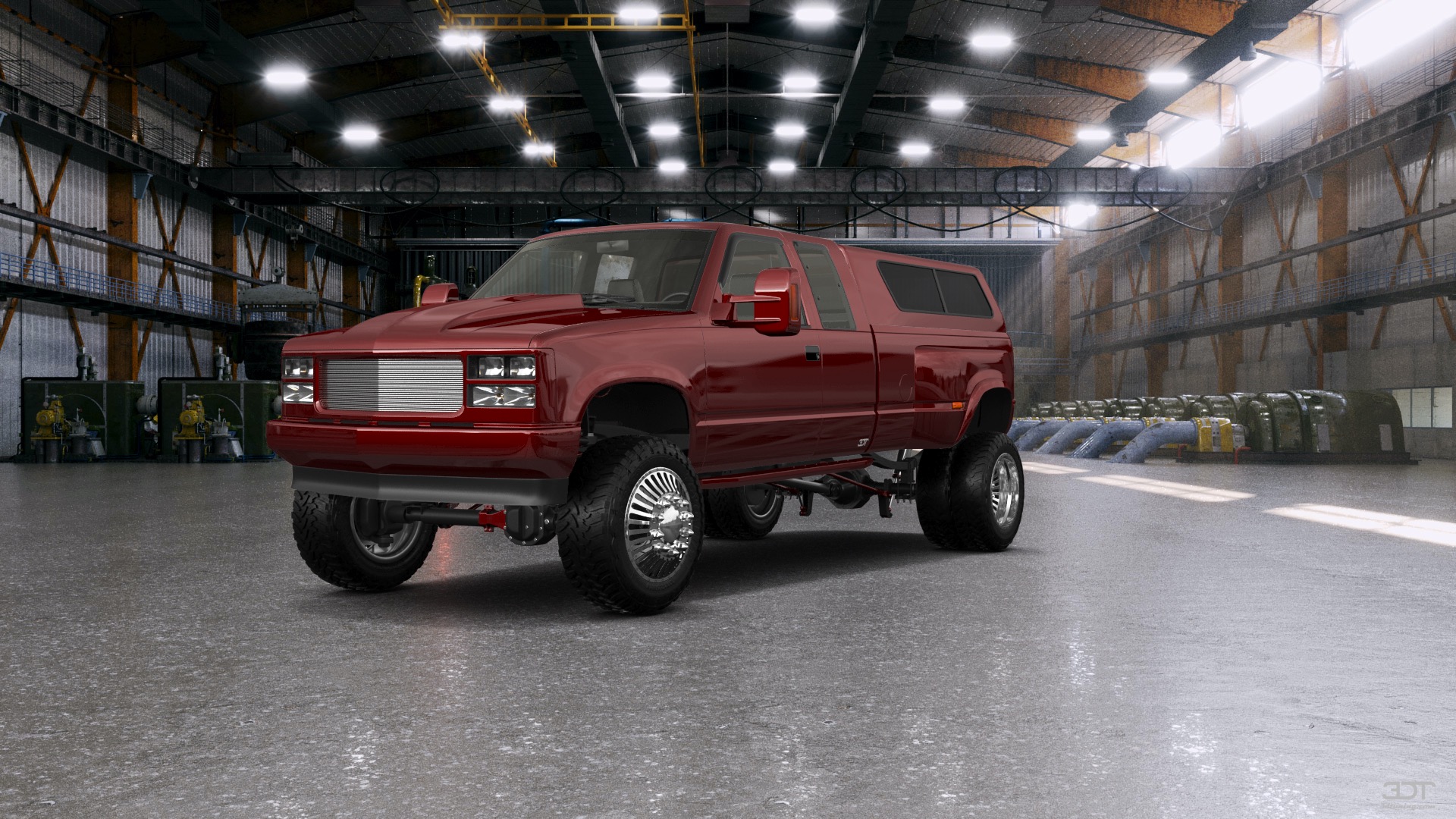 Chevrolet K3500 Extended Cab Pickup Truck 1988