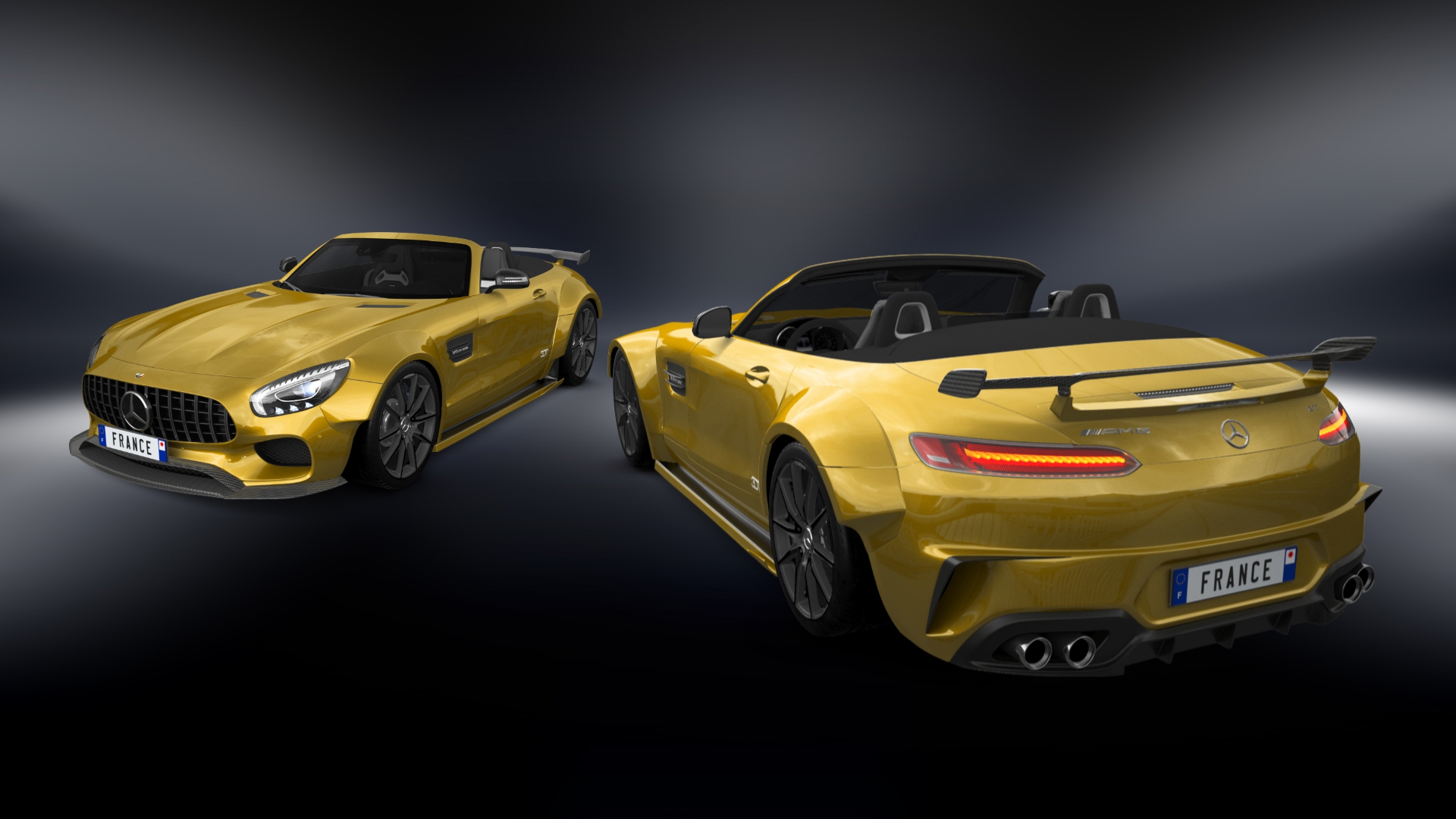 Mercedes AMG GT 2 Door Convertible 2016 tuning