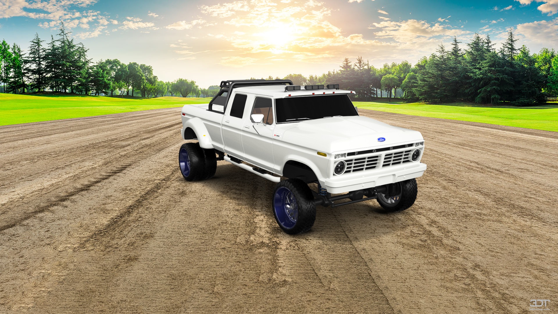 Ford F-350 Dually 4 Door pickup truck 1973