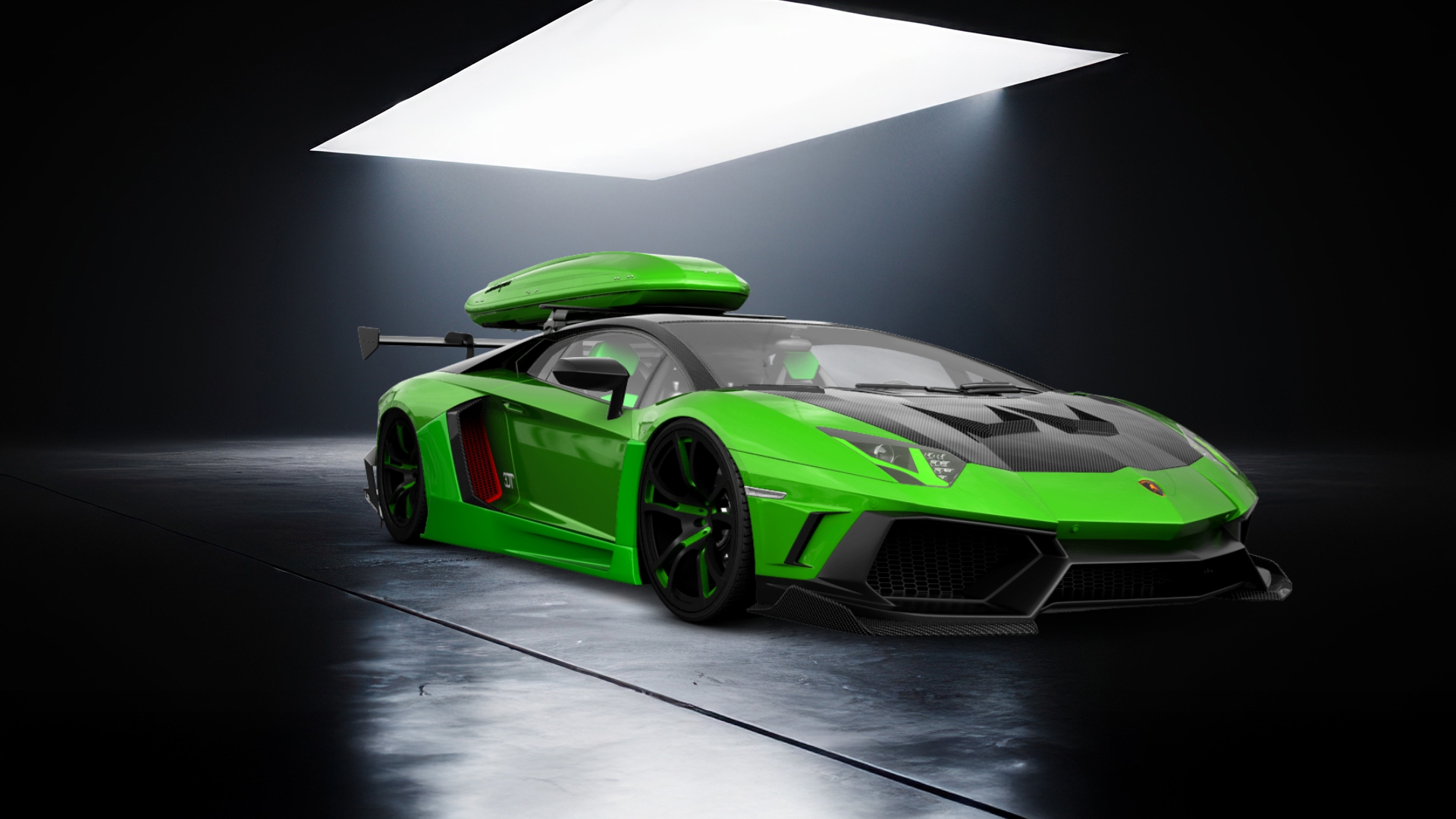 Lamborghini Aventador 2 Door Coupe 2012 tuning