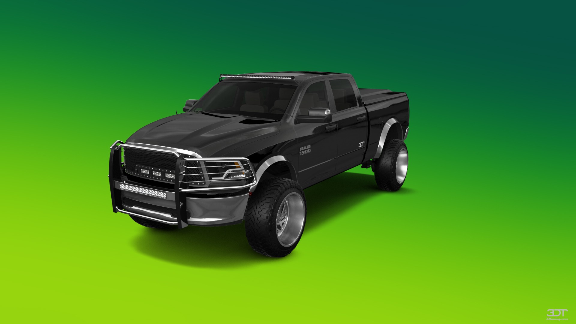 Dodge Ram 1500 Crew Cab 6.4 ft box 4 Door pickup truck 2009 tuning