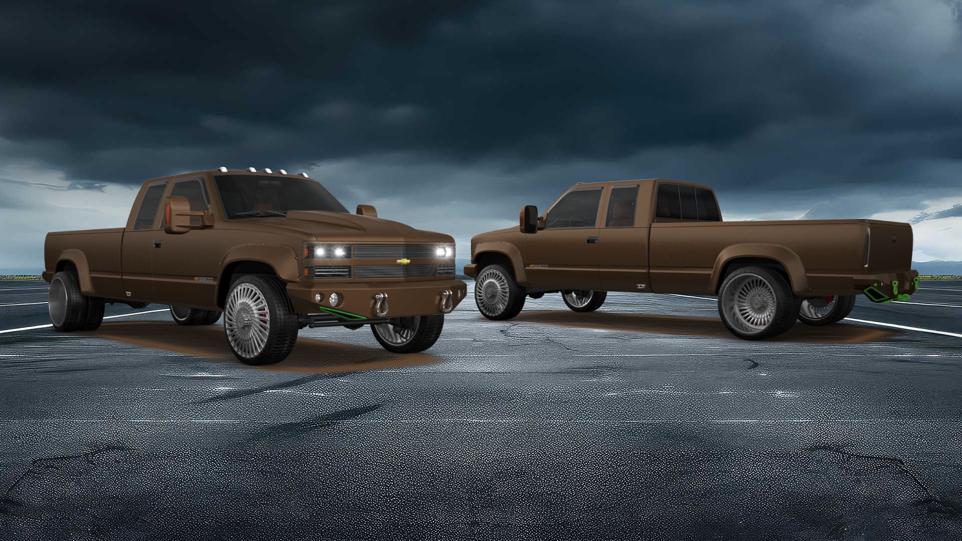 Chevrolet K3500 Extended Cab Pickup Truck 1988 tuning