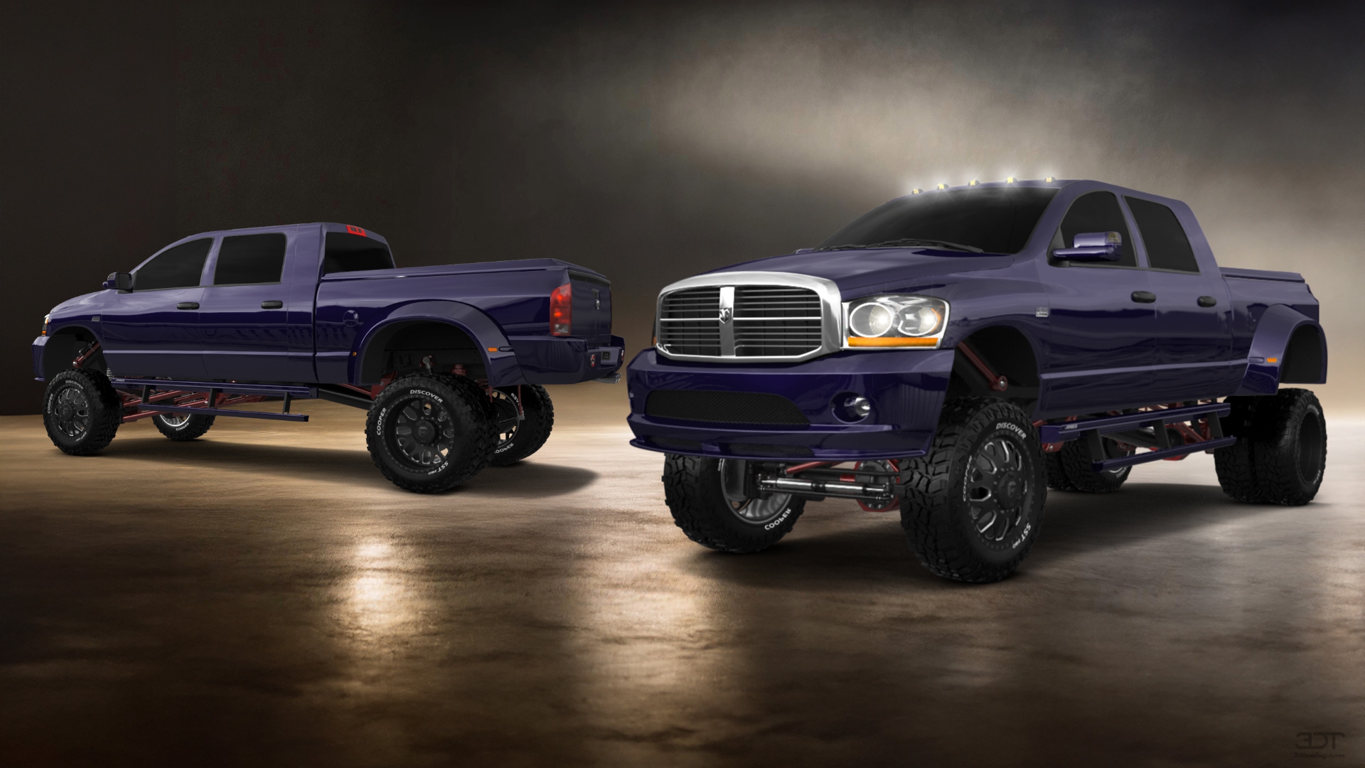 Dodge Ram 3500 Dually 4 Door pickup truck 2007