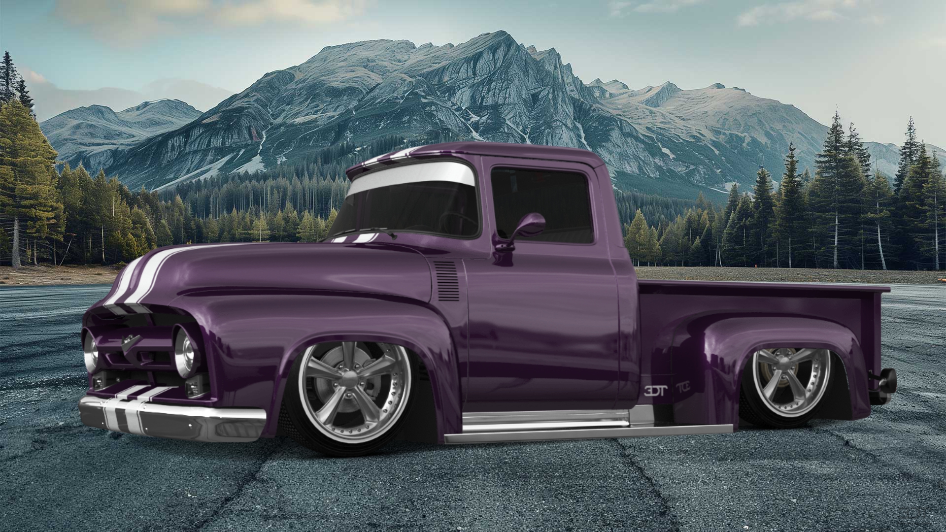 Ford F-100 2 Door truck 1956