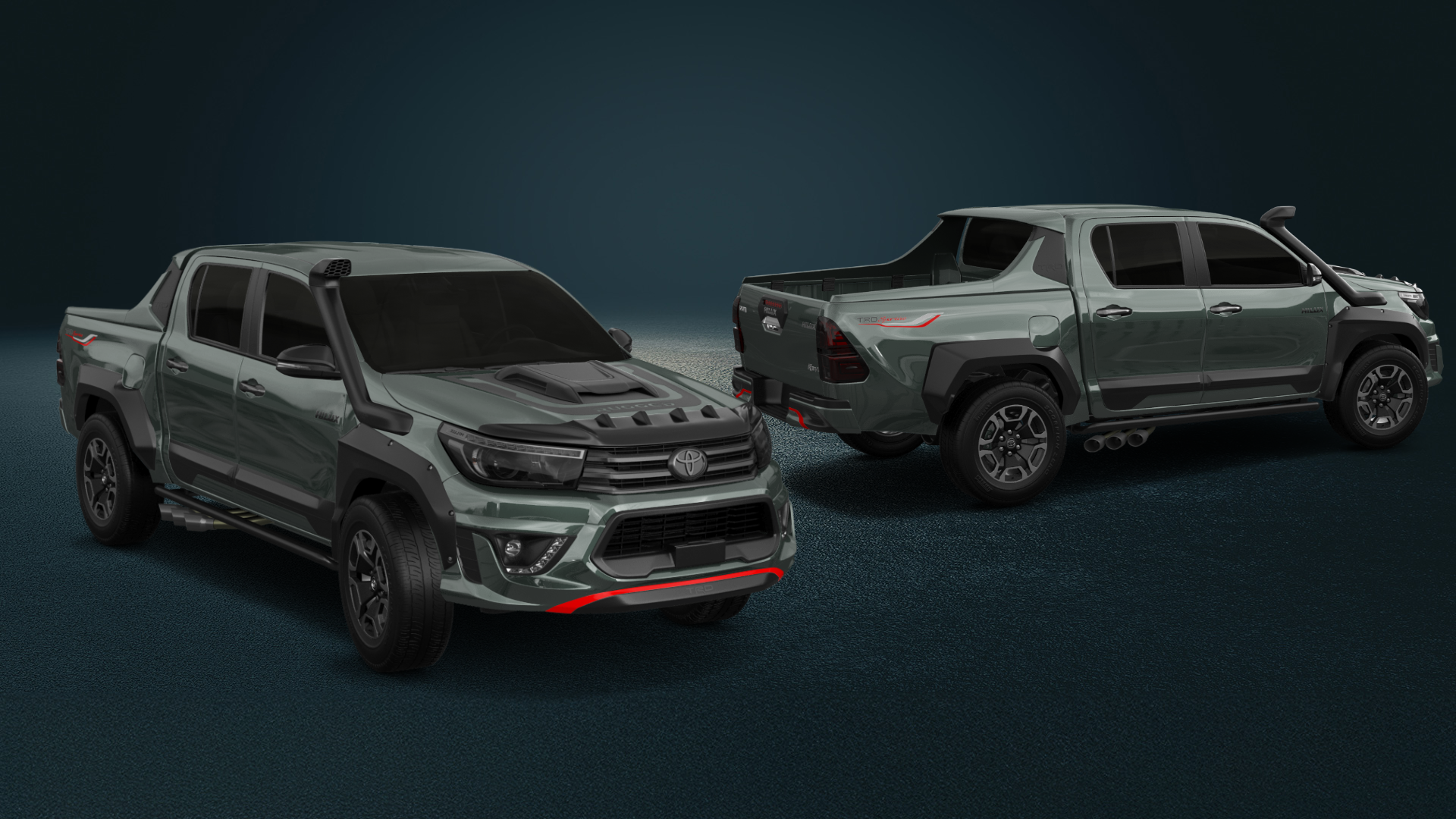 Toyota Hilux Double Cab 4 Door pickup truck 2015