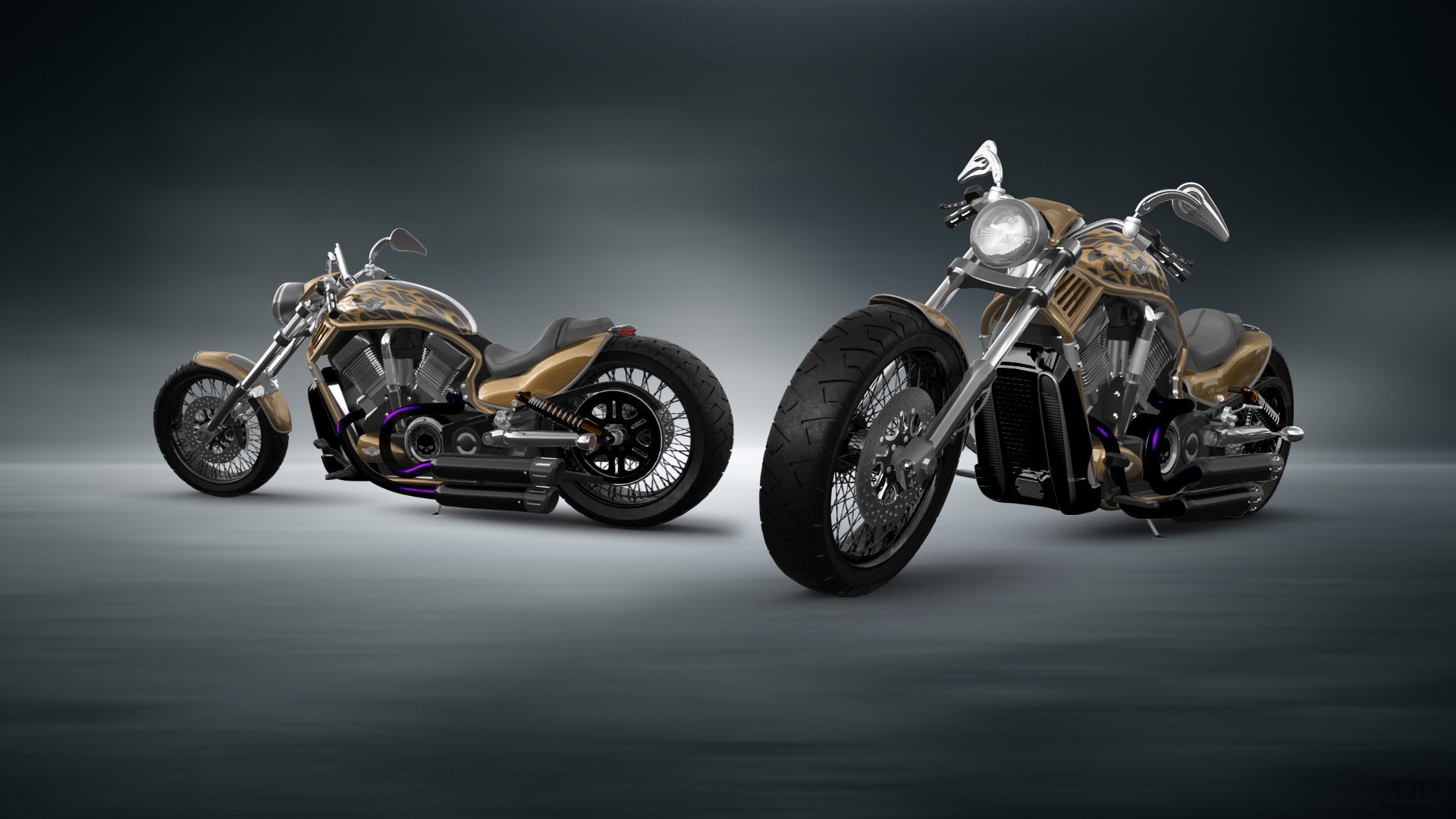 Harley-Davidson Custom Chopper Cruiser 2011