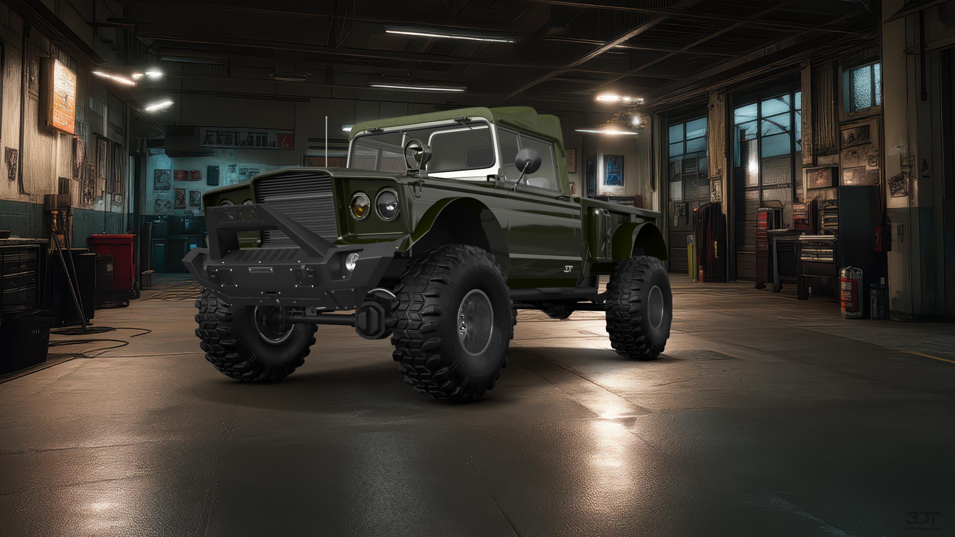Jeep Kaiser M715 2 Door pickup truck 1968 tuning