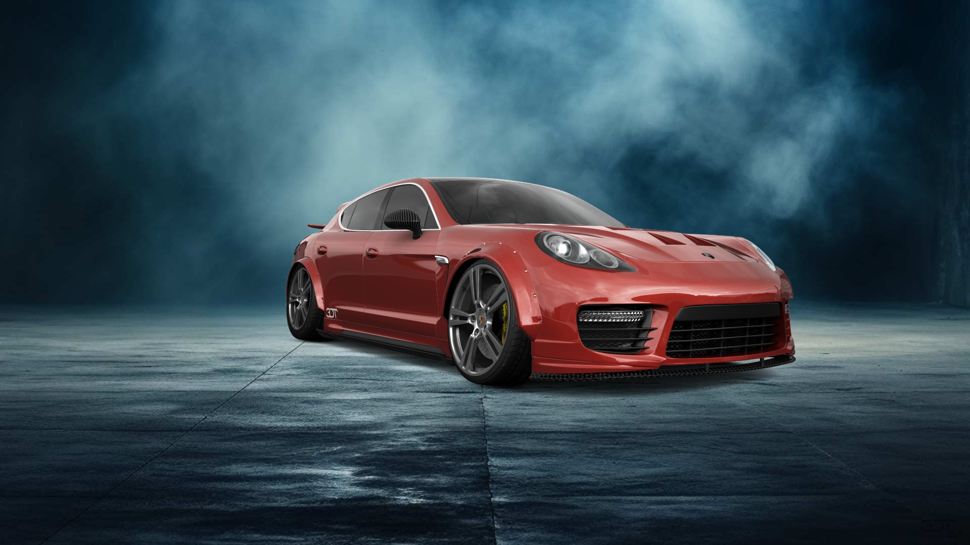 Porsche Panamera 4 door fastback saloon 2011