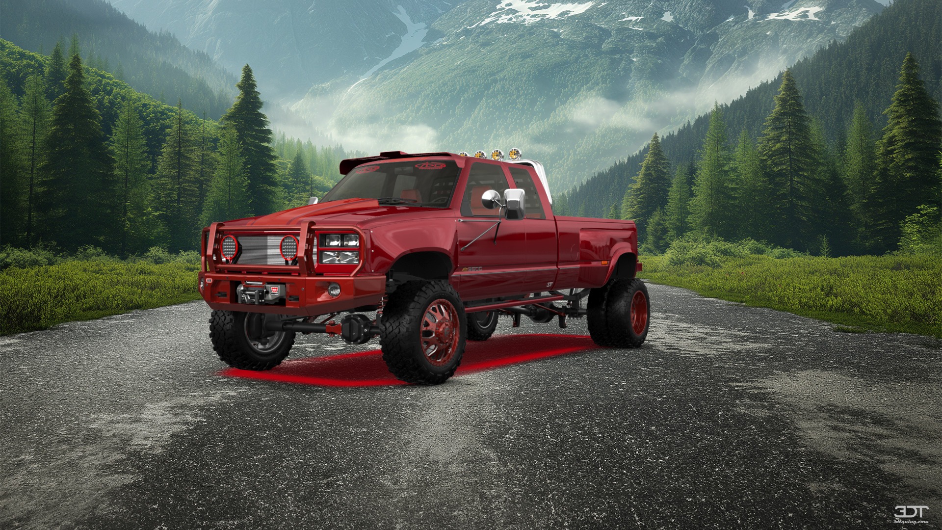 Chevrolet K3500 Extended Cab Pickup Truck 1988