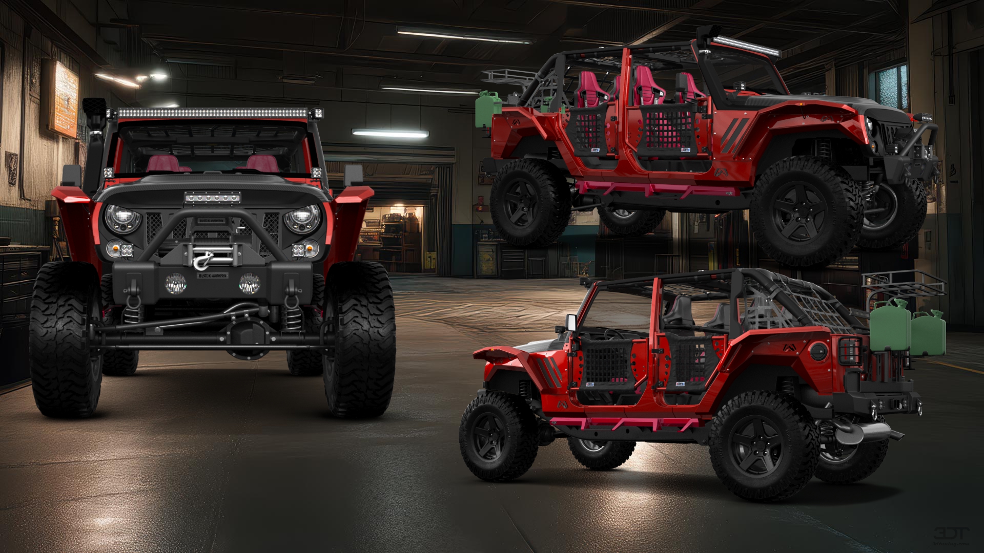 Jeep Wrangler Unlimited JK Rubicon Recon 4 Door SUV 2017 tuning