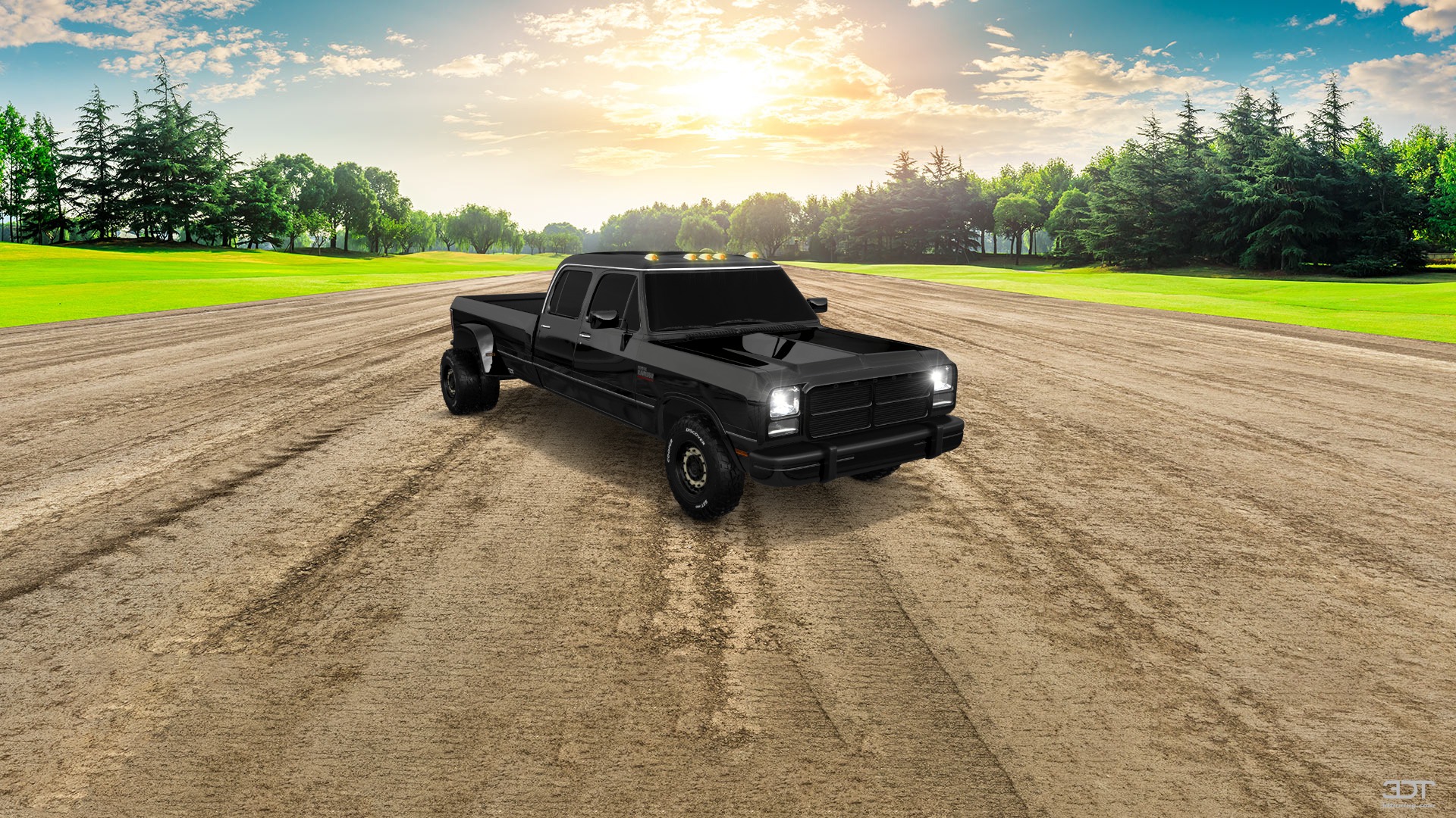 Dodge Ram 350 4 Door pickup truck 1991