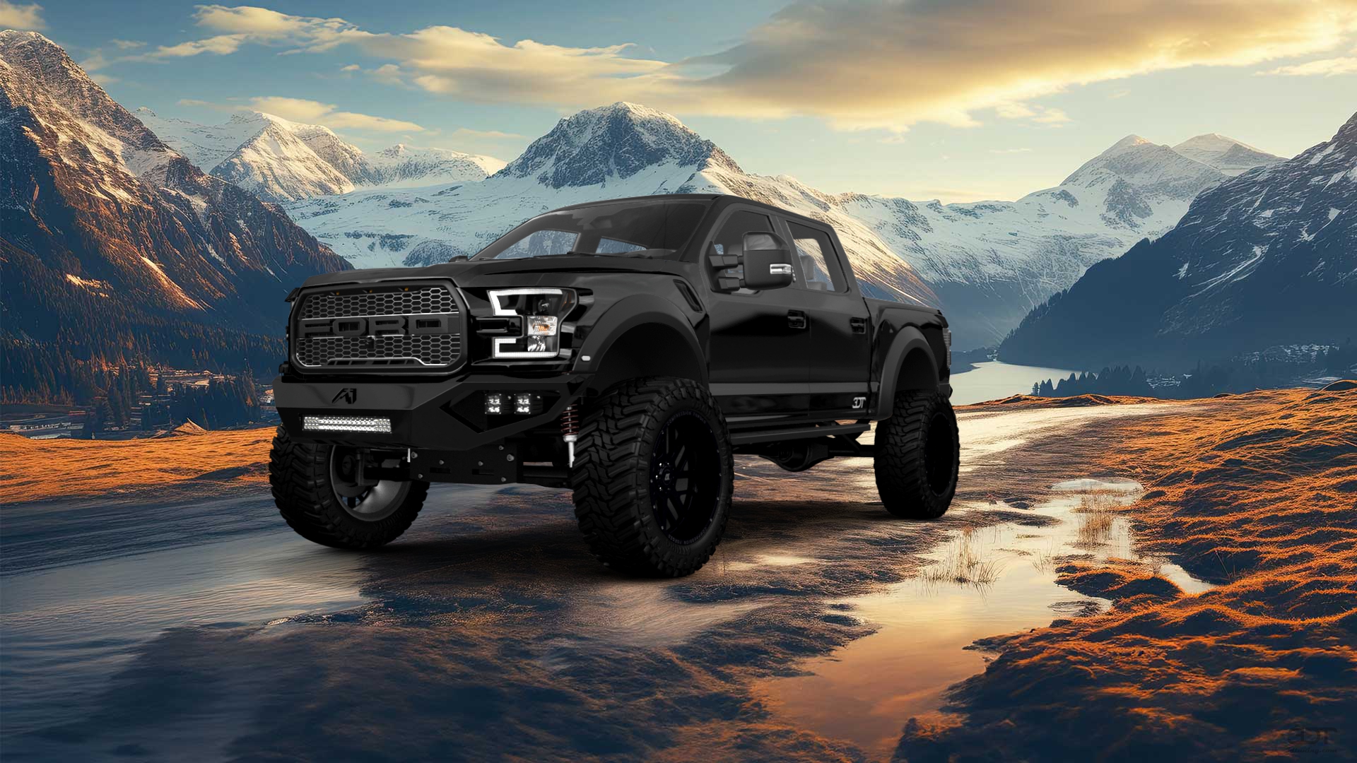 Ford F-150 Raptor 4 Door pickup truck 2017 tuning