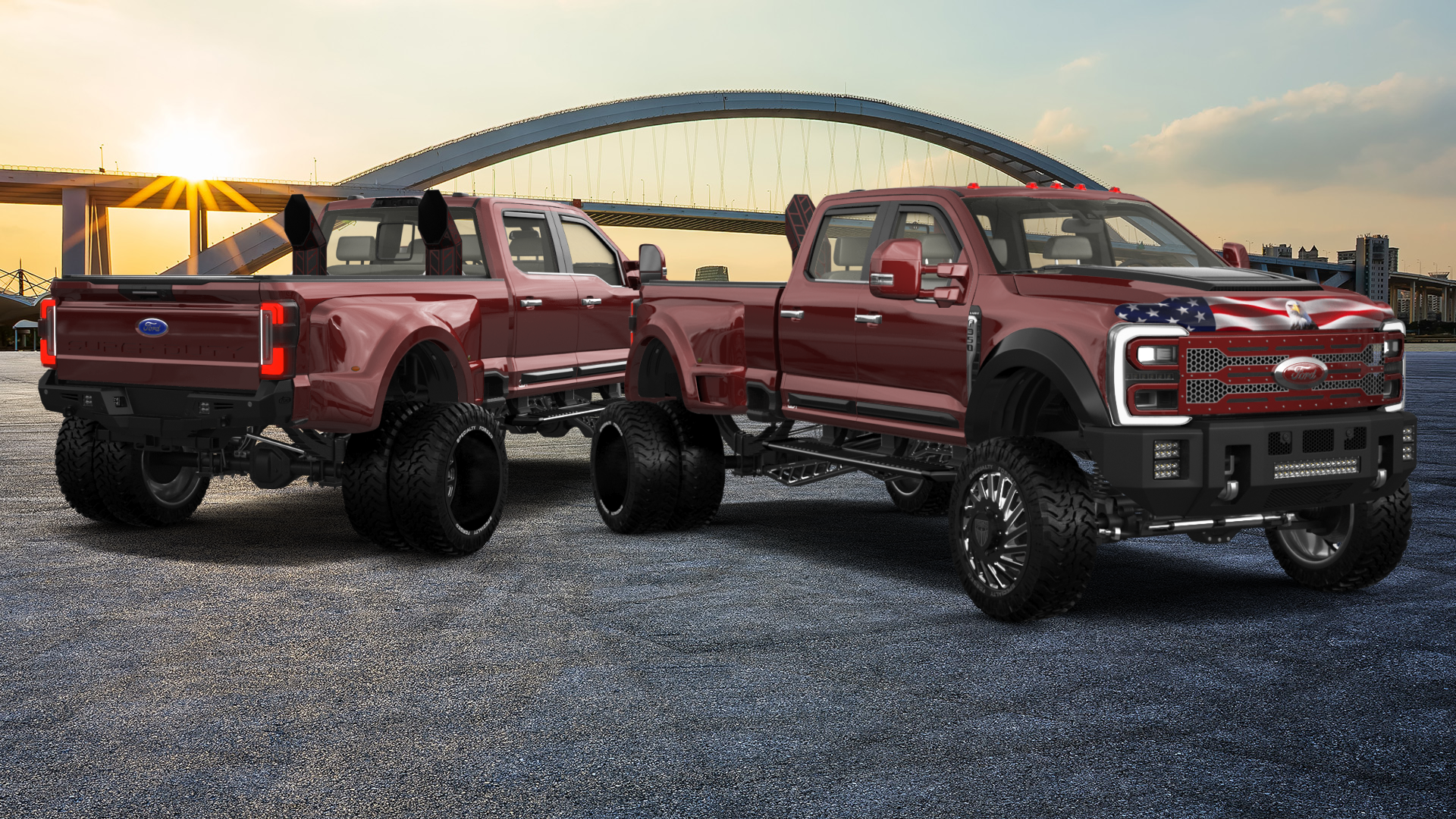 Ford F-350 DRW Crew Cab 4 Door pickup truck 2023 tuning